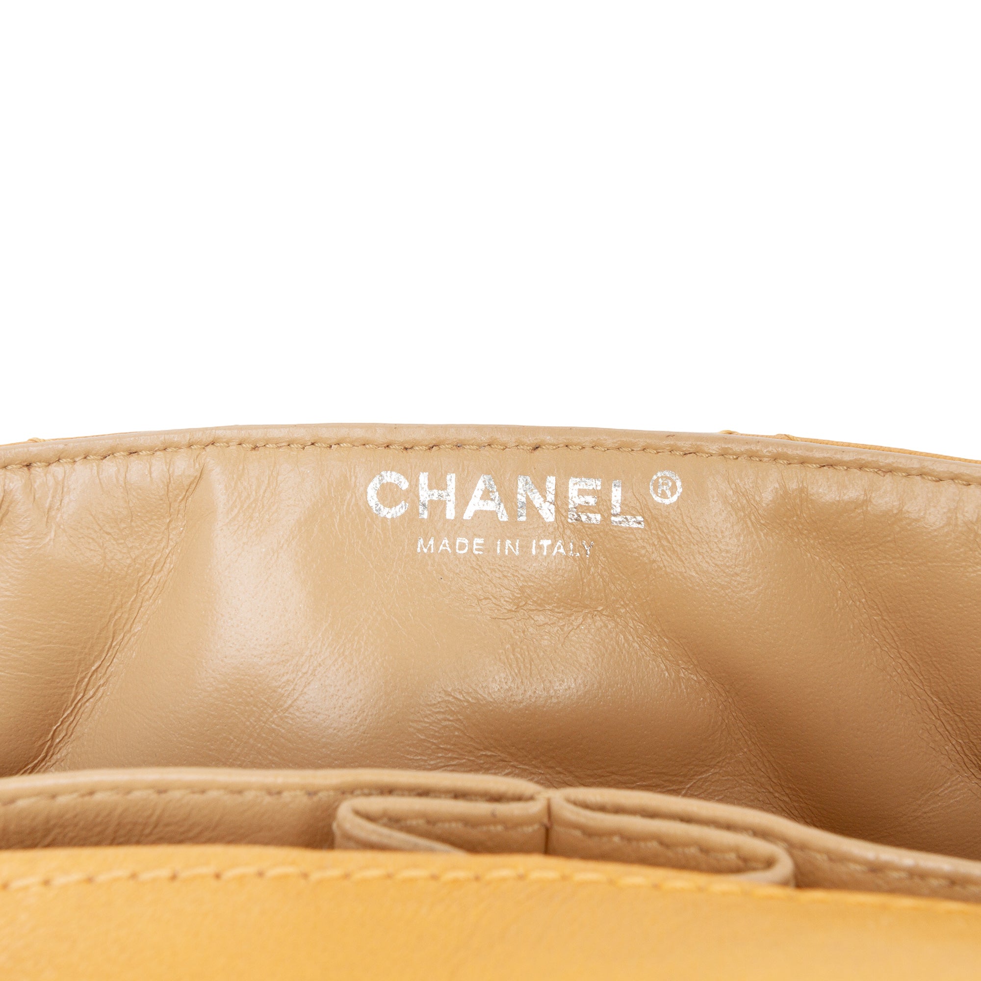 Chanel CC Quilted Lambskin East West Single Flap - image 5