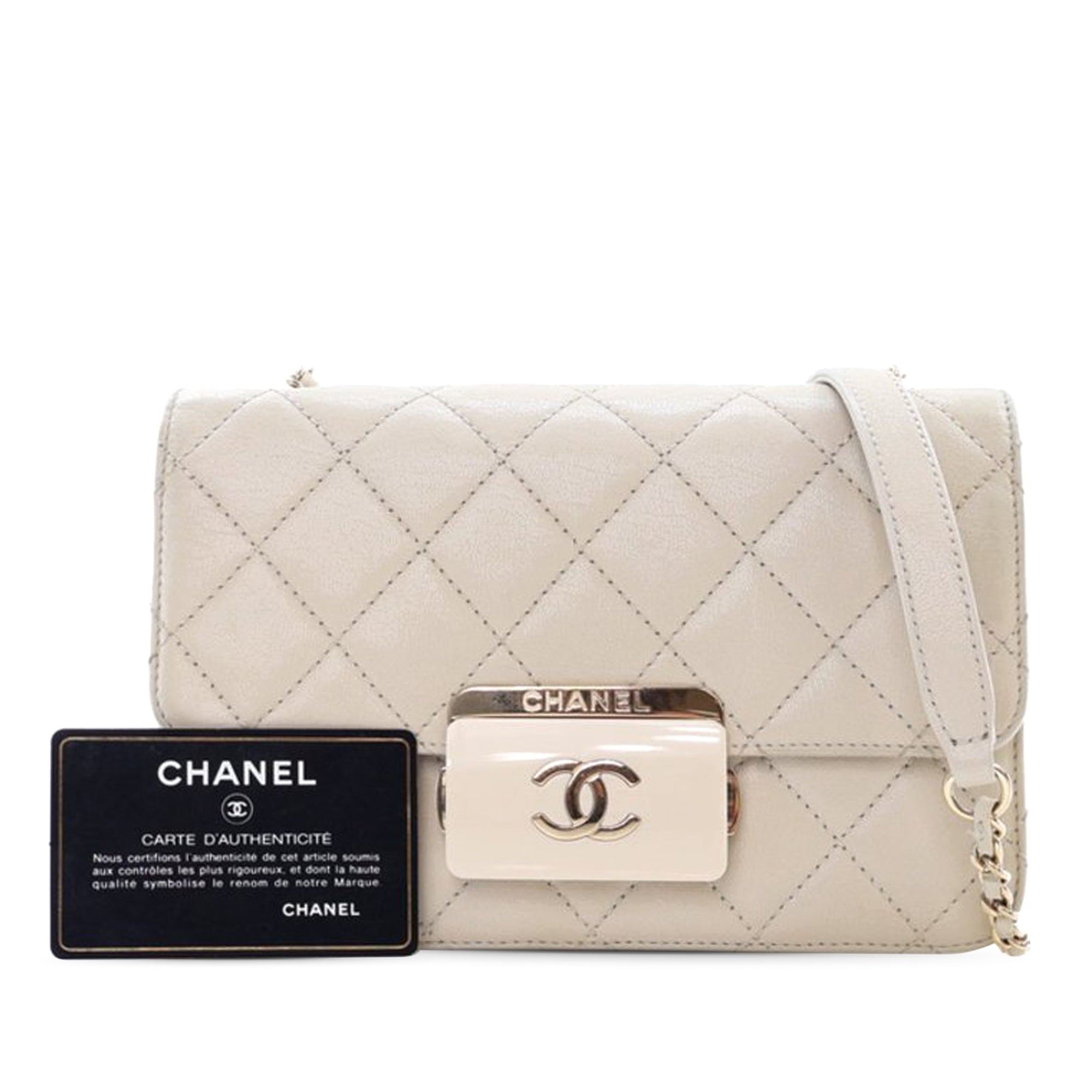 Chanel Mini Sheepskin Beauty Lock Flap - image 14