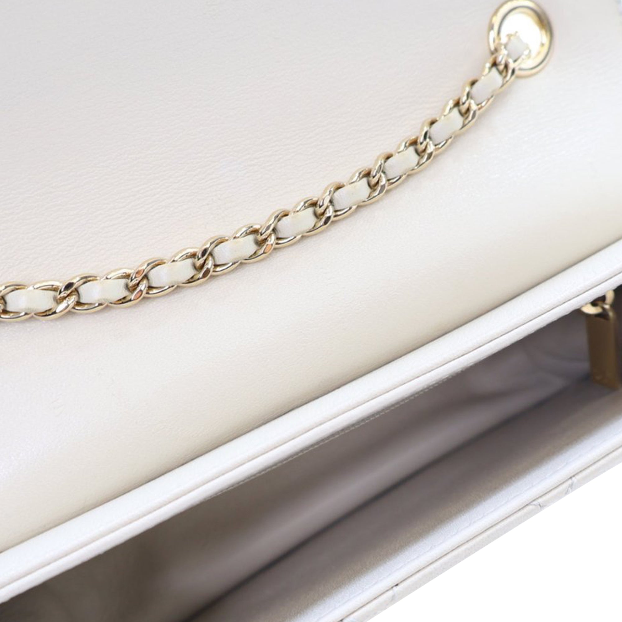 Chanel Mini Sheepskin Beauty Lock Flap - image 7