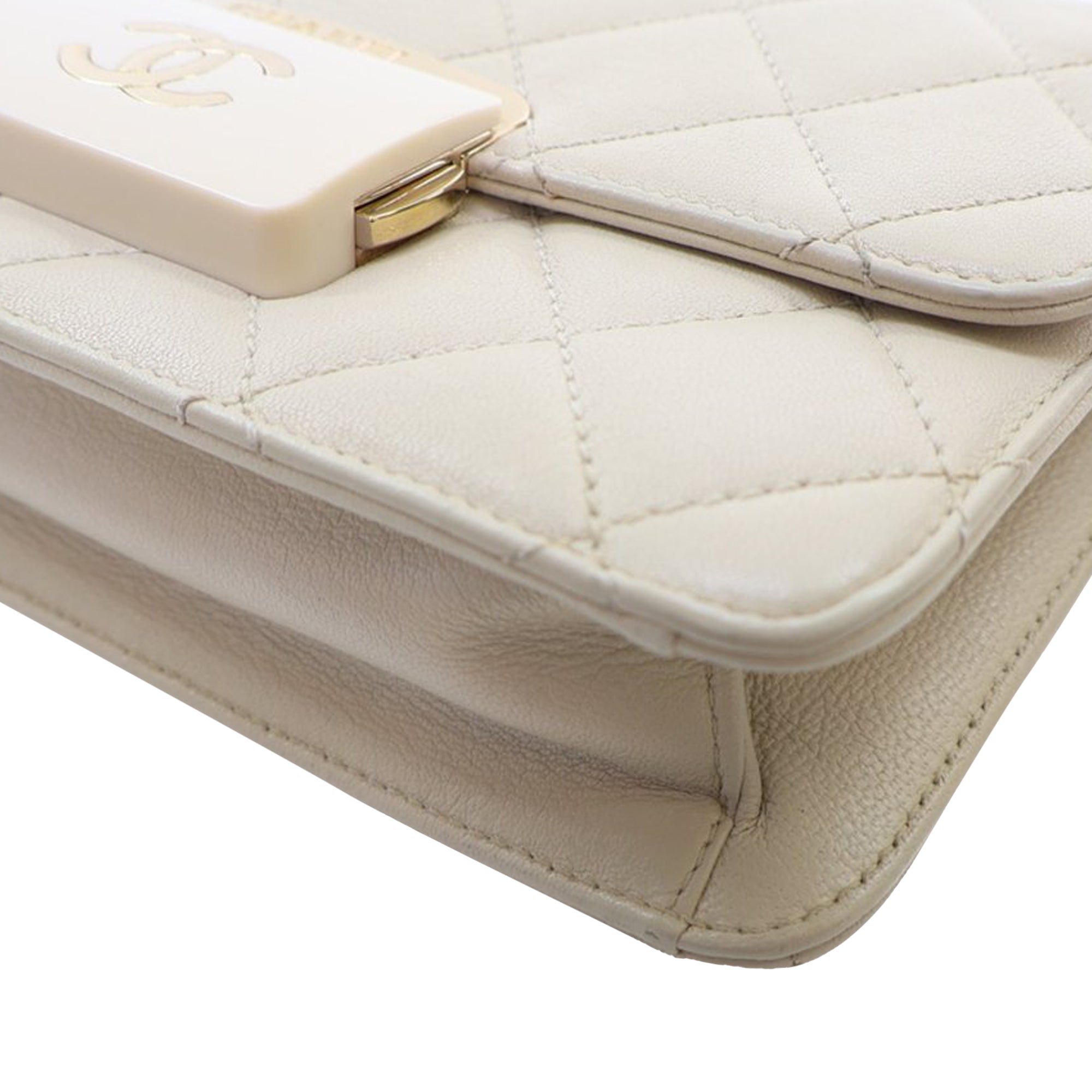 Chanel Mini Sheepskin Beauty Lock Flap - image 8