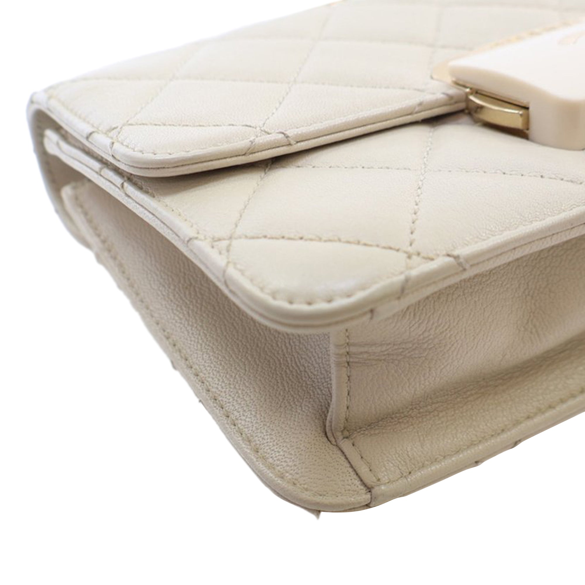 Chanel Mini Sheepskin Beauty Lock Flap - image 9