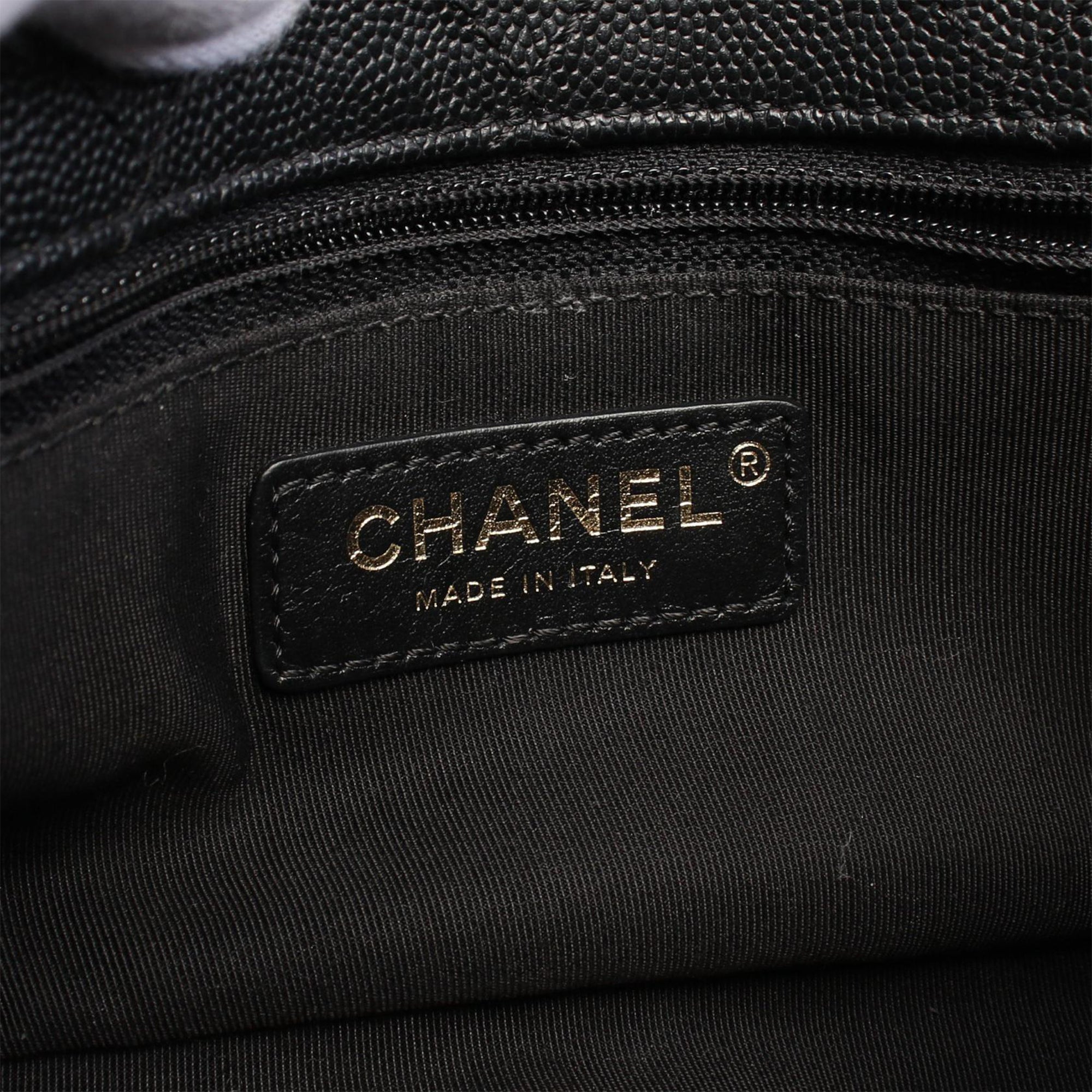 Chanel CC Lambskin and Caviar Chain Around Crossbody - image 5