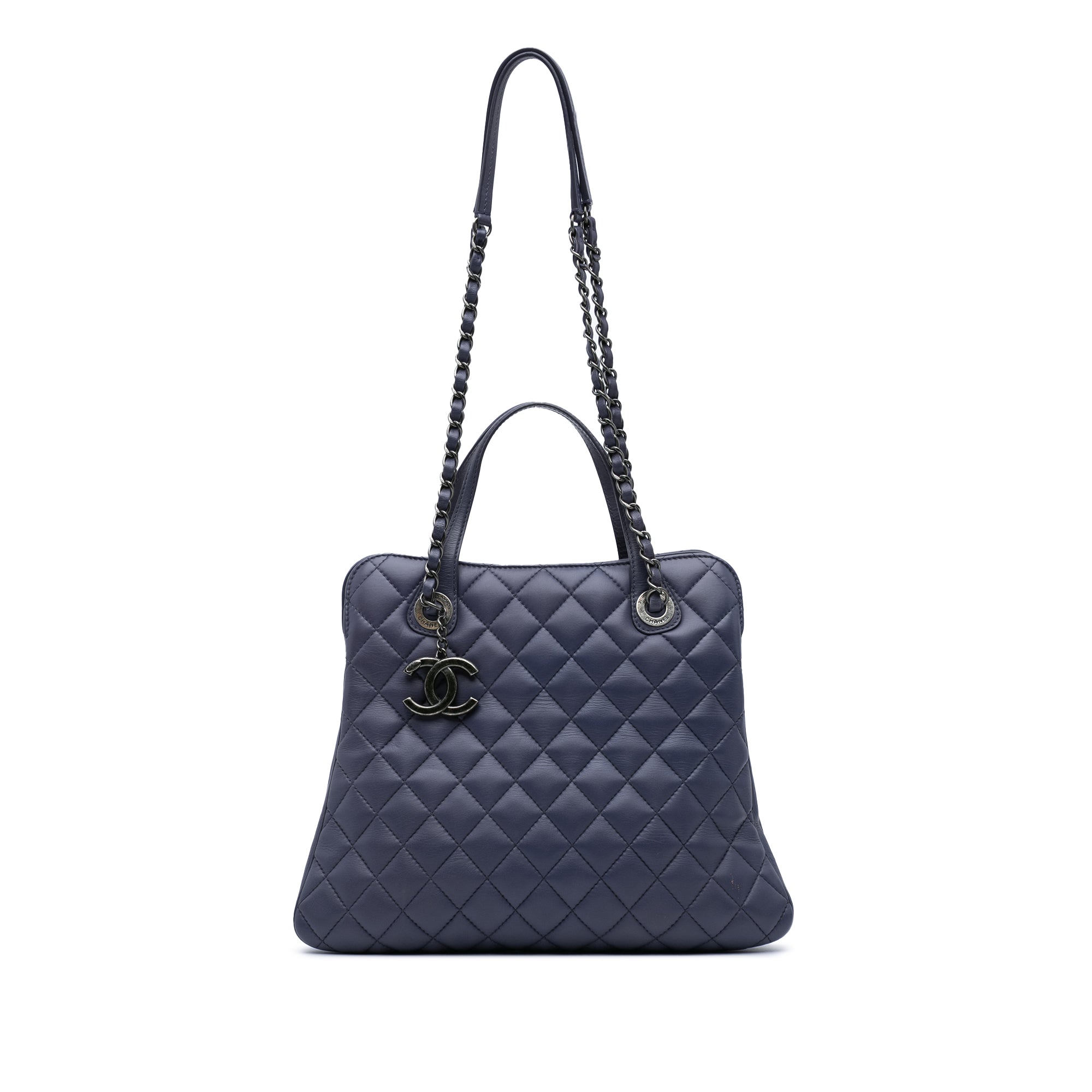 Chanel Quilted Lambskin Daily Shopping Tote - image 1