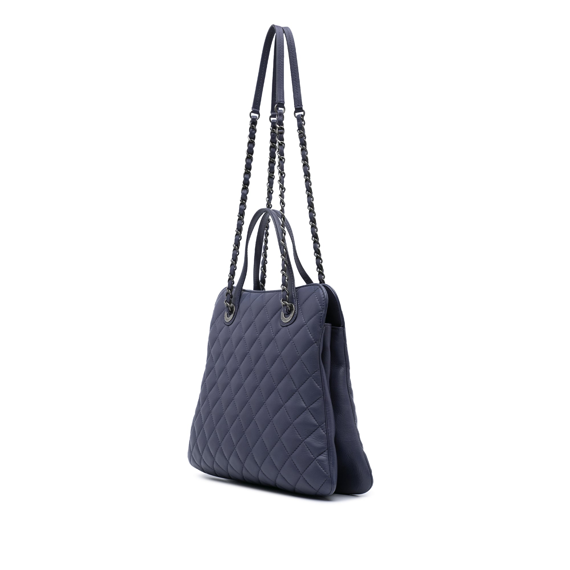 Chanel Quilted Lambskin Daily Shopping Tote - image 2