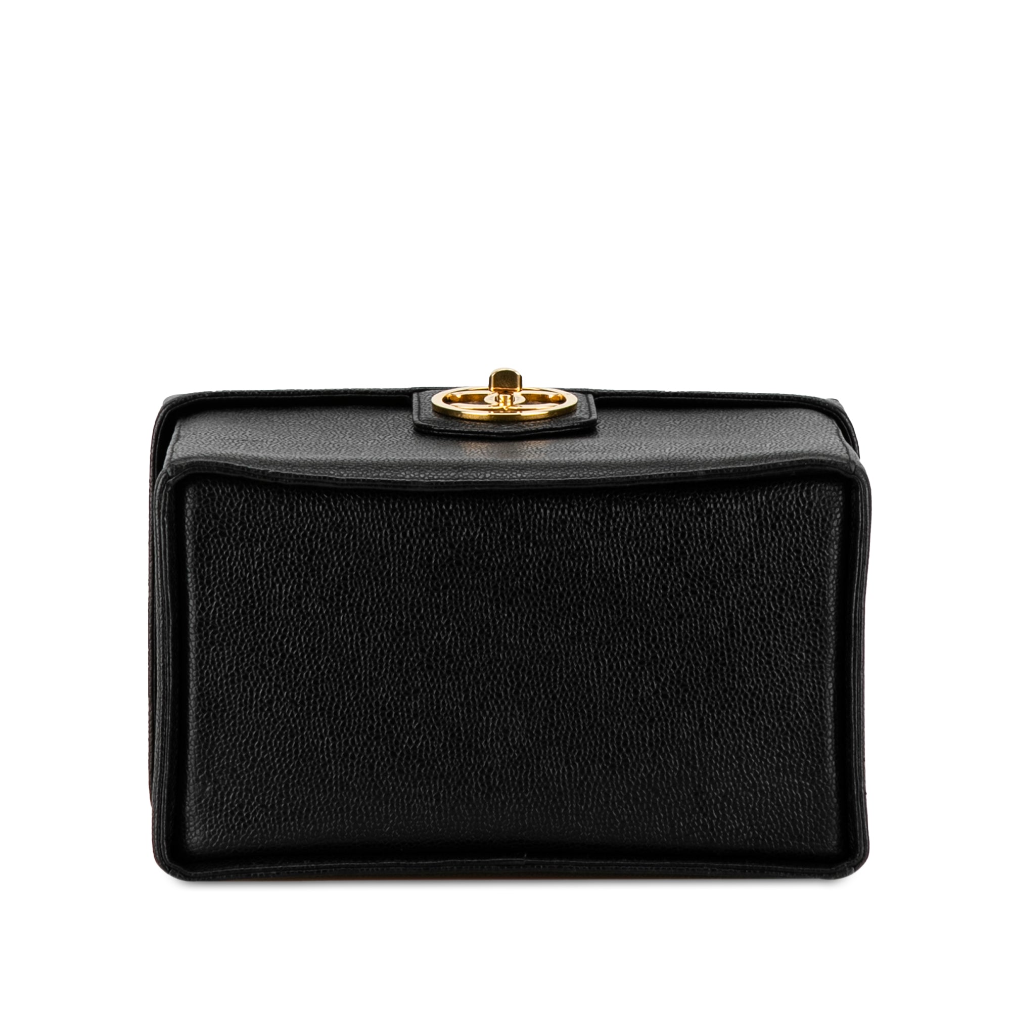 Chanel CC Caviar Vanity Box Case - image 4