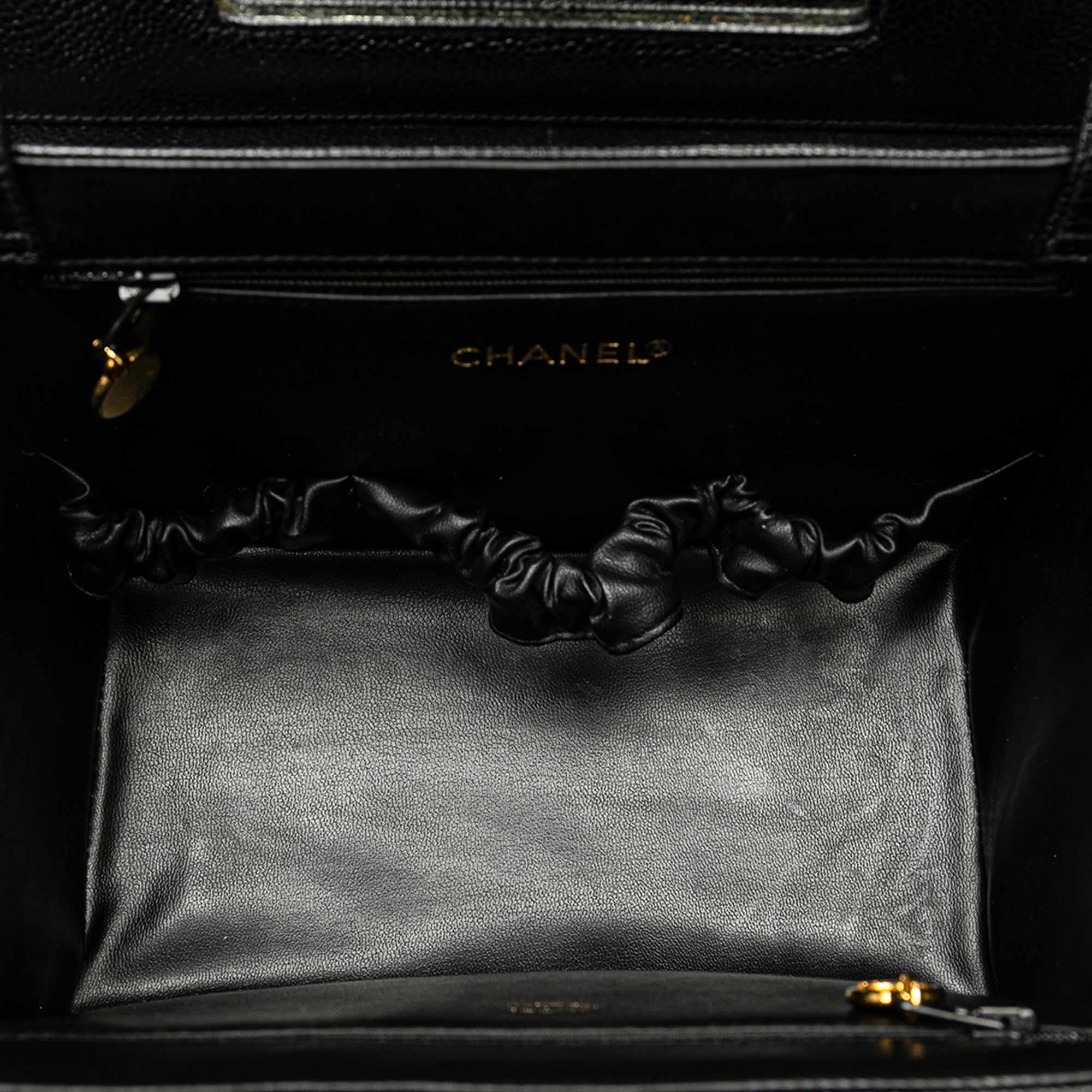 Chanel CC Caviar Vanity Box Case - image 5
