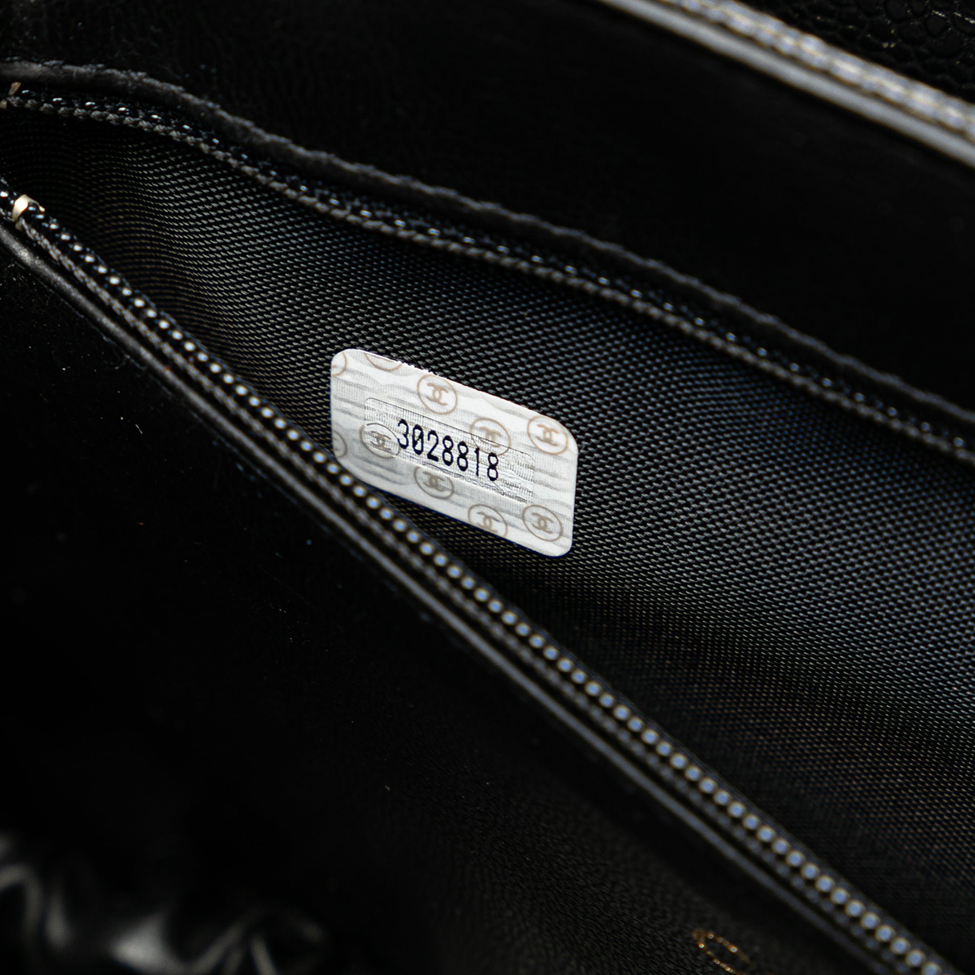 Chanel CC Caviar Vanity Box Case - image 8