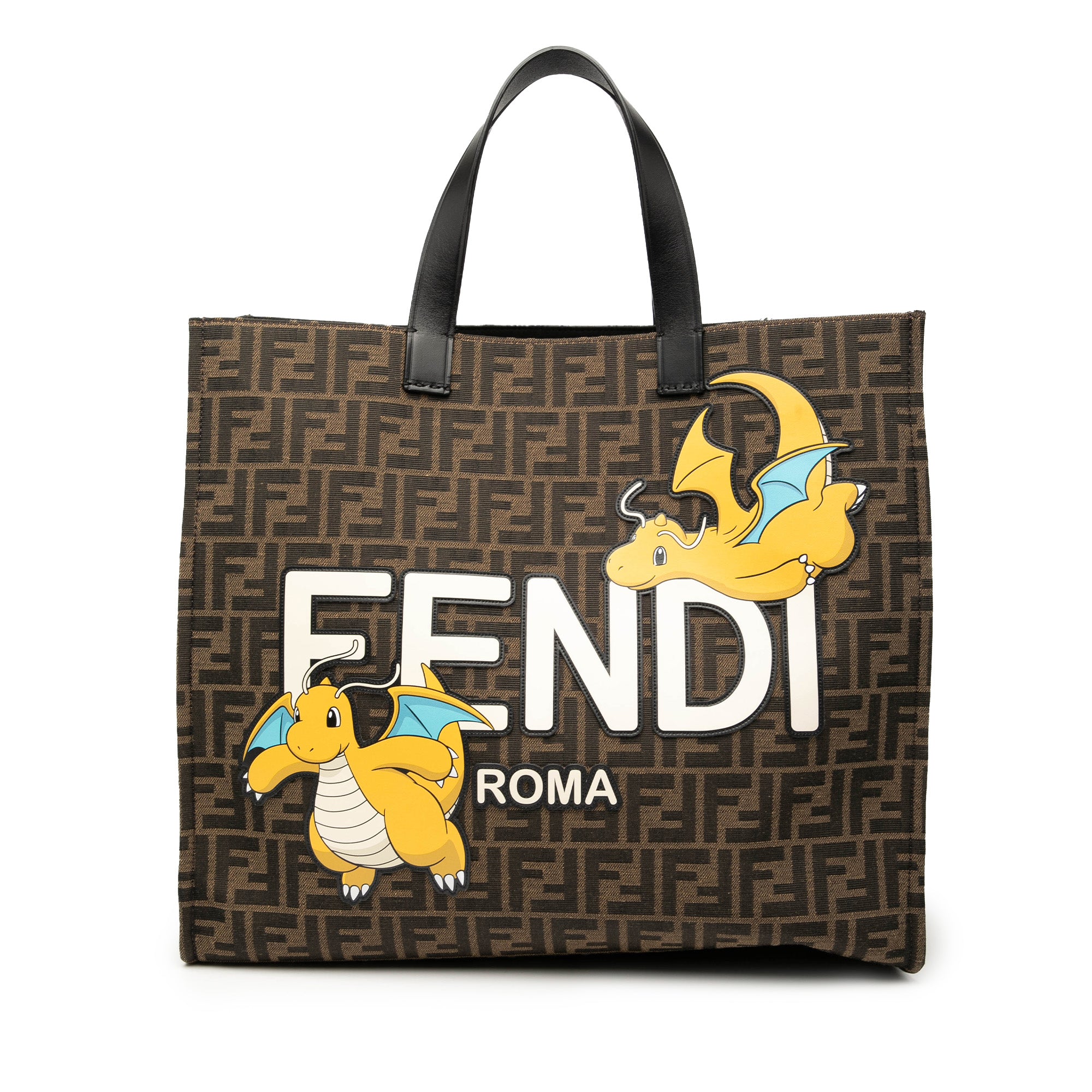 Fendi FRGMT Pokemon Zucca Canvas Shopper Tote - image 1