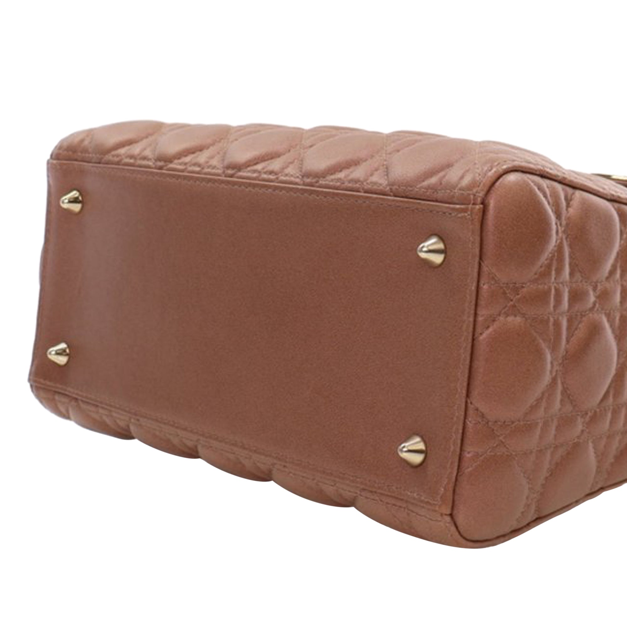 Dior Medium Lambskin Cannage Lady Dior - image 11