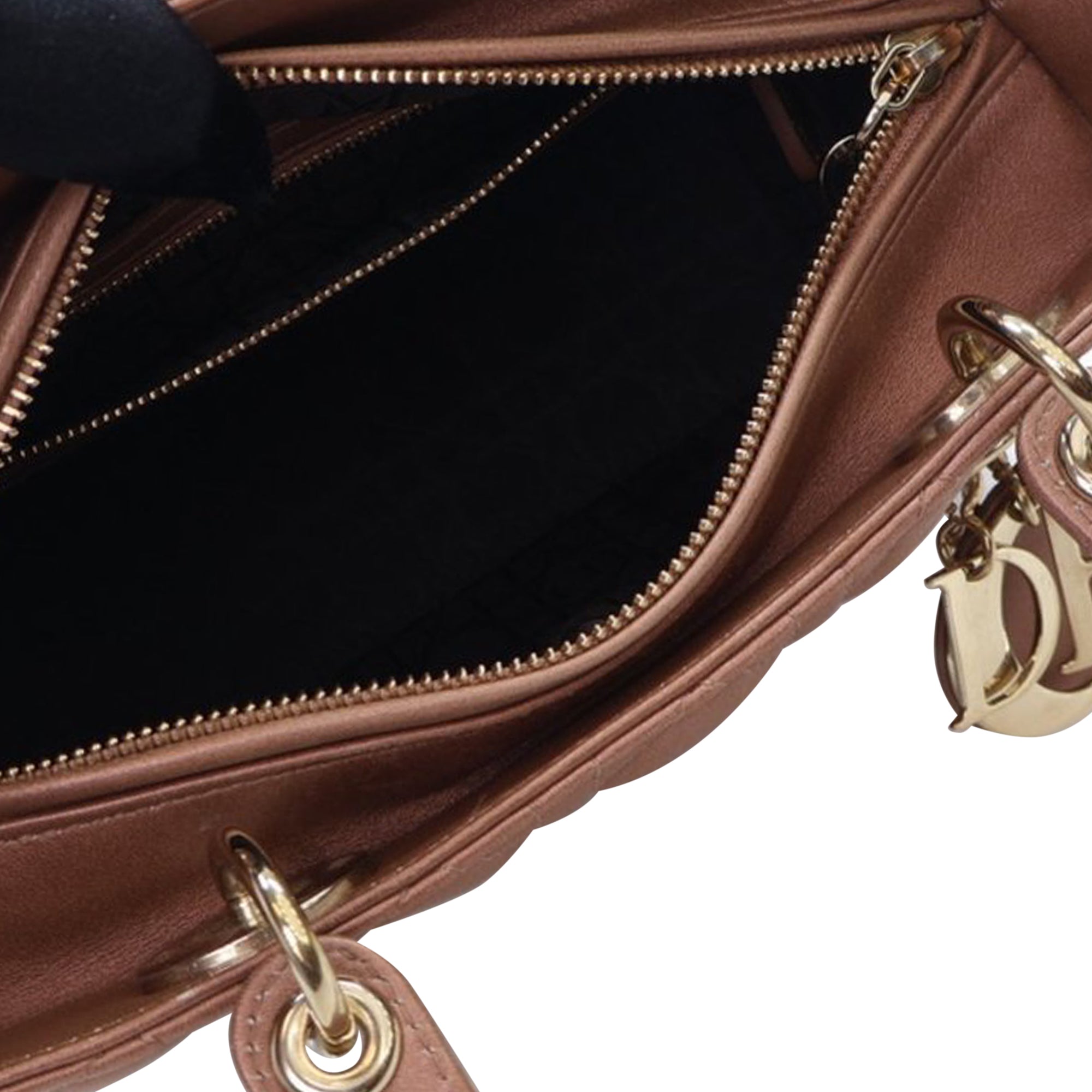 Dior Medium Lambskin Cannage Lady Dior - image 4