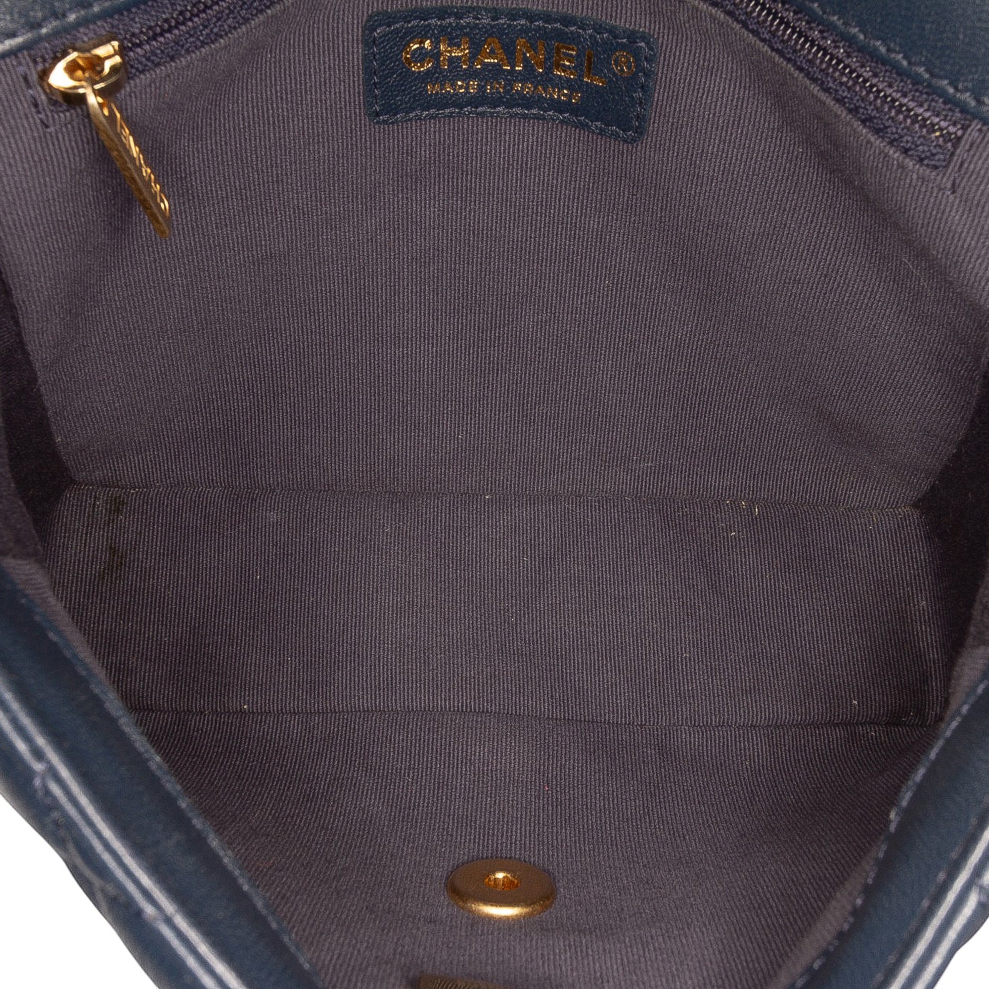 Chanel Mini Square Quilted Lambskin Bijoux Logo Chain Flap - image 4