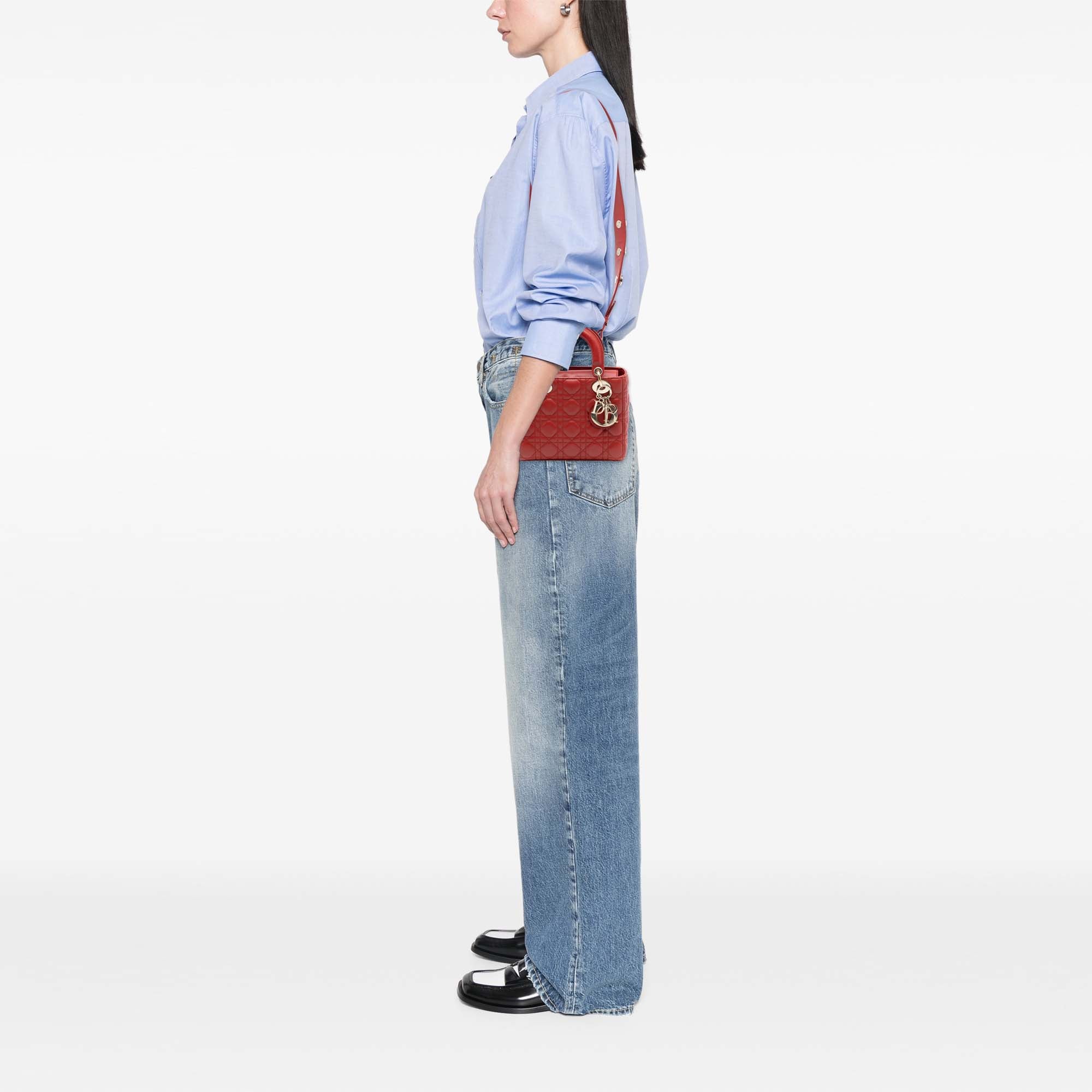 Dior Small Lambskin Cannage My ABCDior Lady Dior - image 7