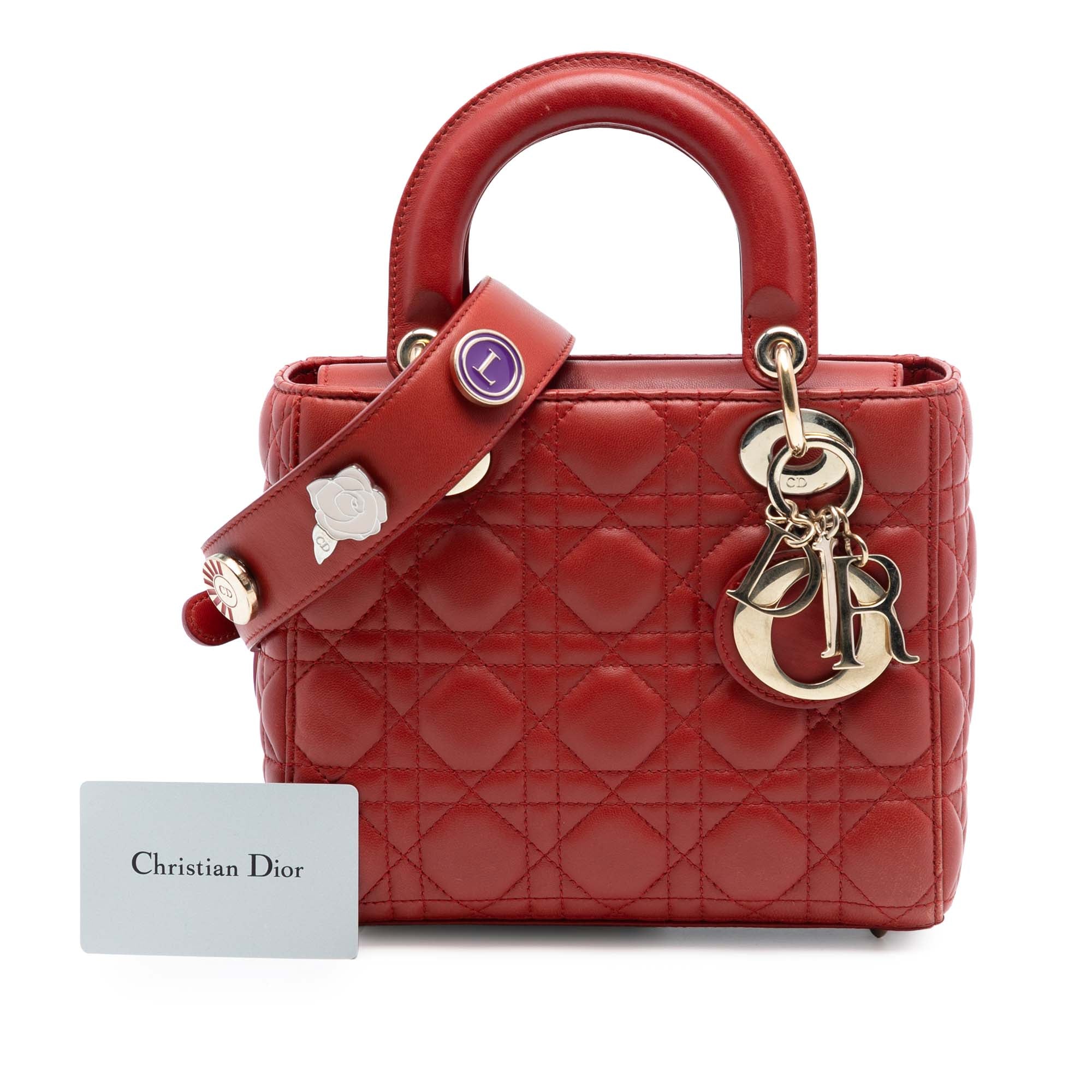 Dior Small Lambskin Cannage My ABCDior Lady Dior - image 8