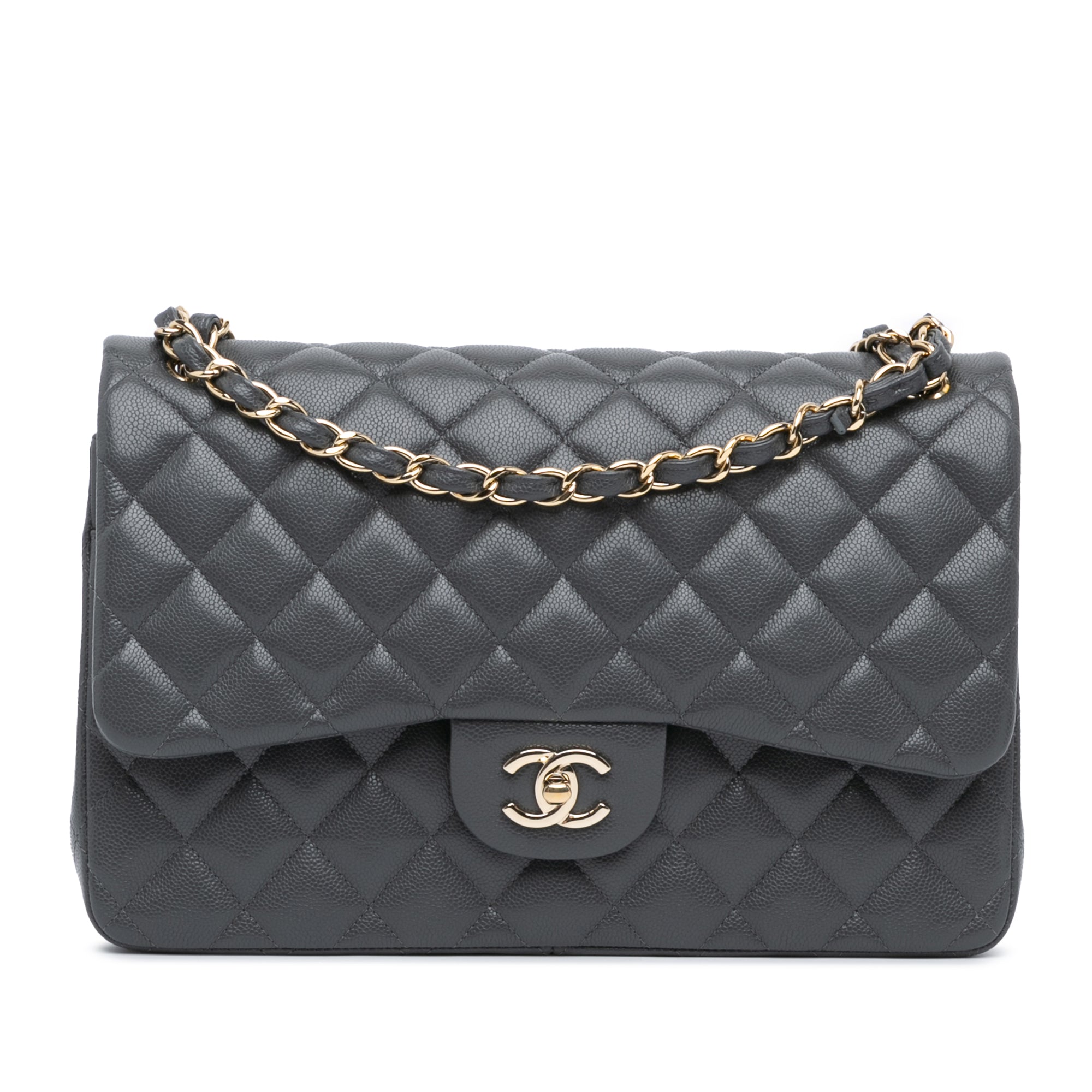 Chanel Jumbo Classic Caviar Double Flap - image 1