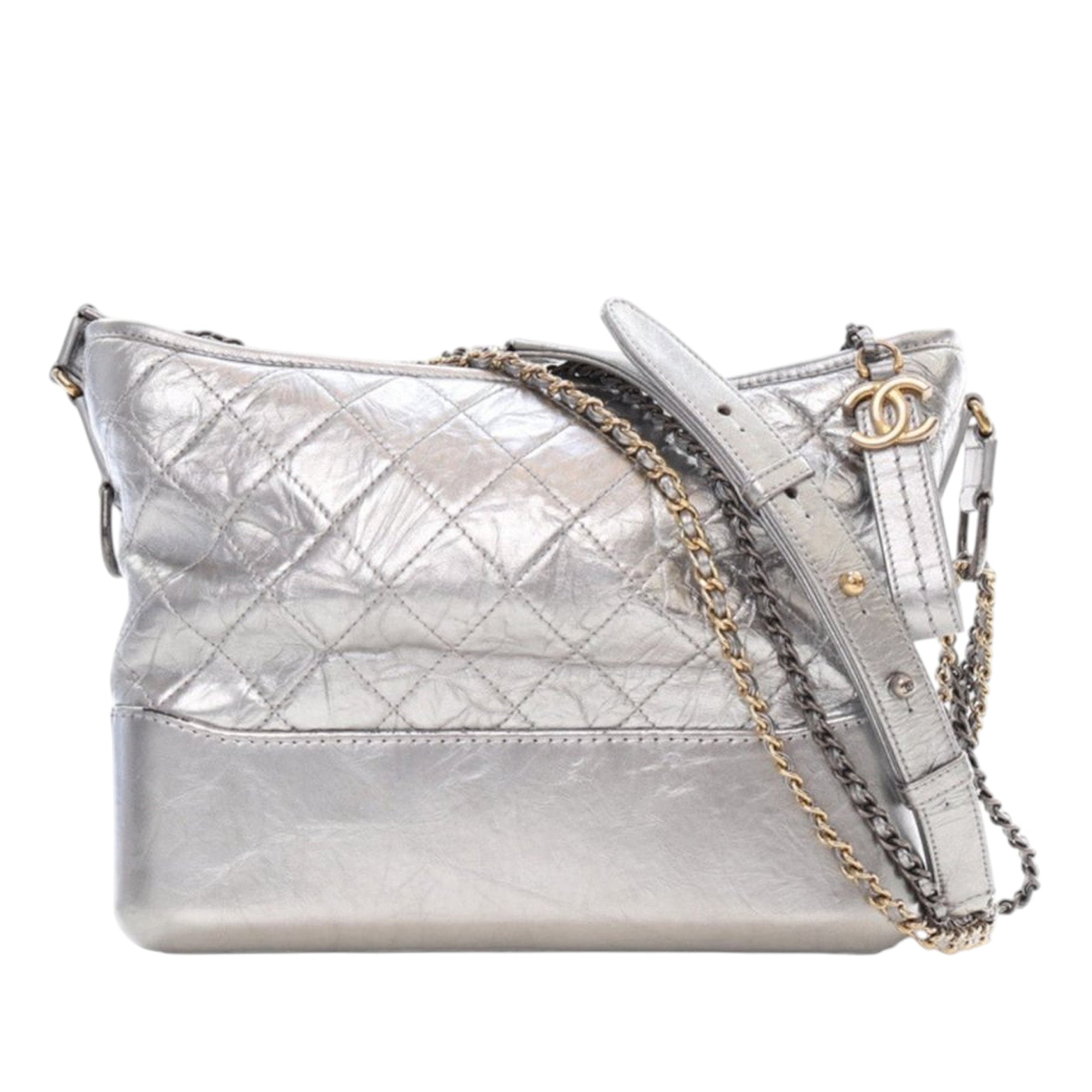 Chanel Medium Metallic Aged Calfskin Gabrielle Crossbody - image 1