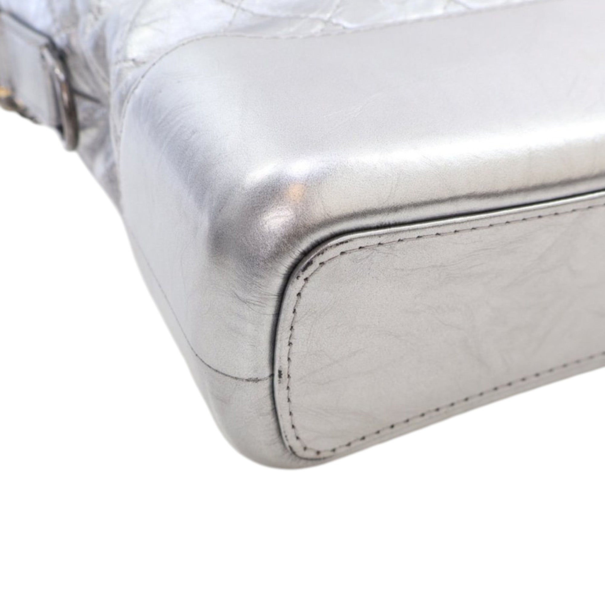 Chanel Medium Metallic Aged Calfskin Gabrielle Crossbody - image 8