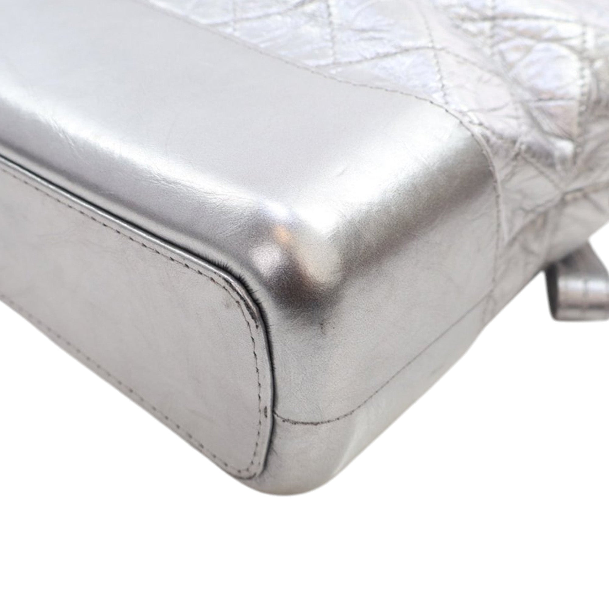 Chanel Medium Metallic Aged Calfskin Gabrielle Crossbody - image 9