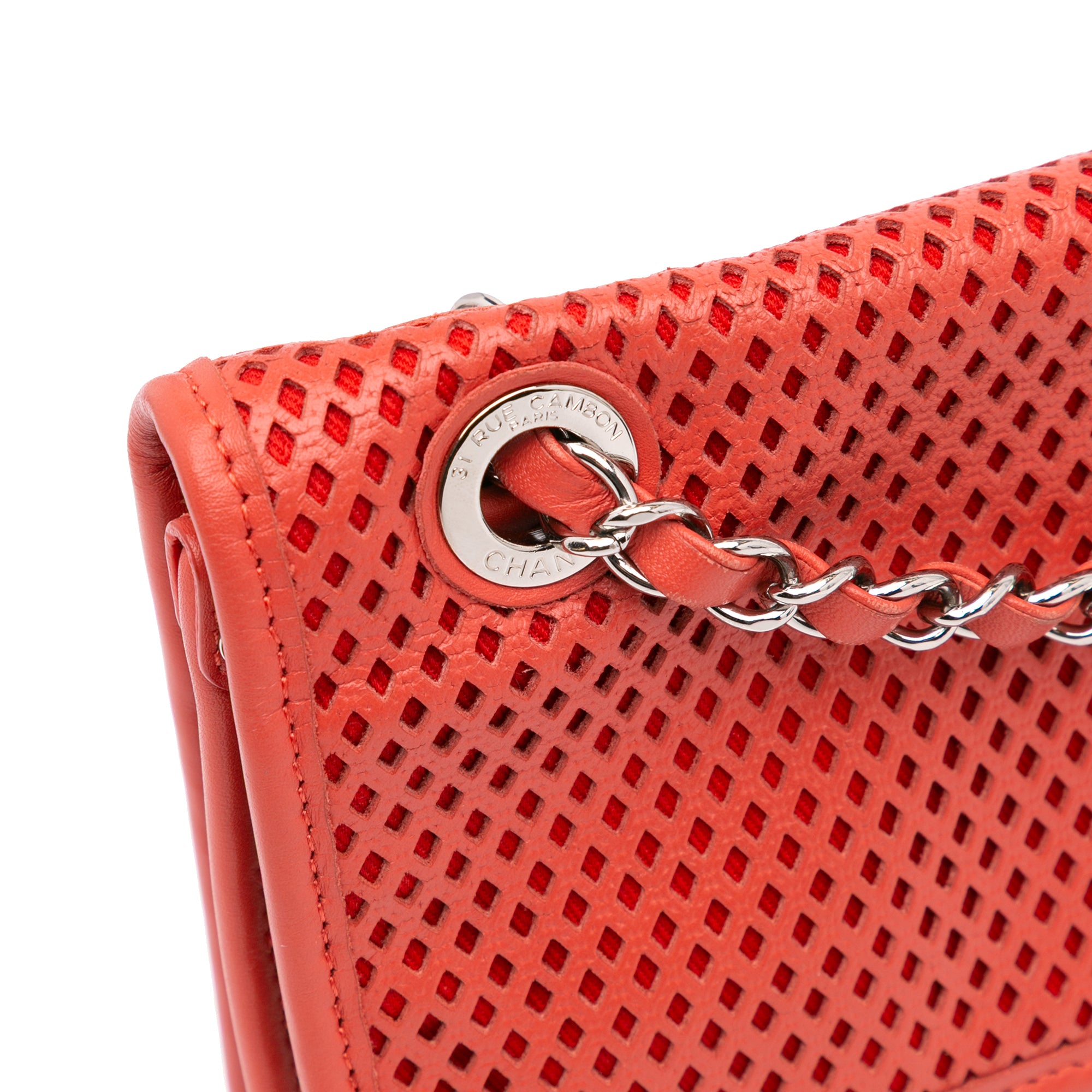 Chanel Medium Calfskin Perforated Up In The Air Flap - image 10