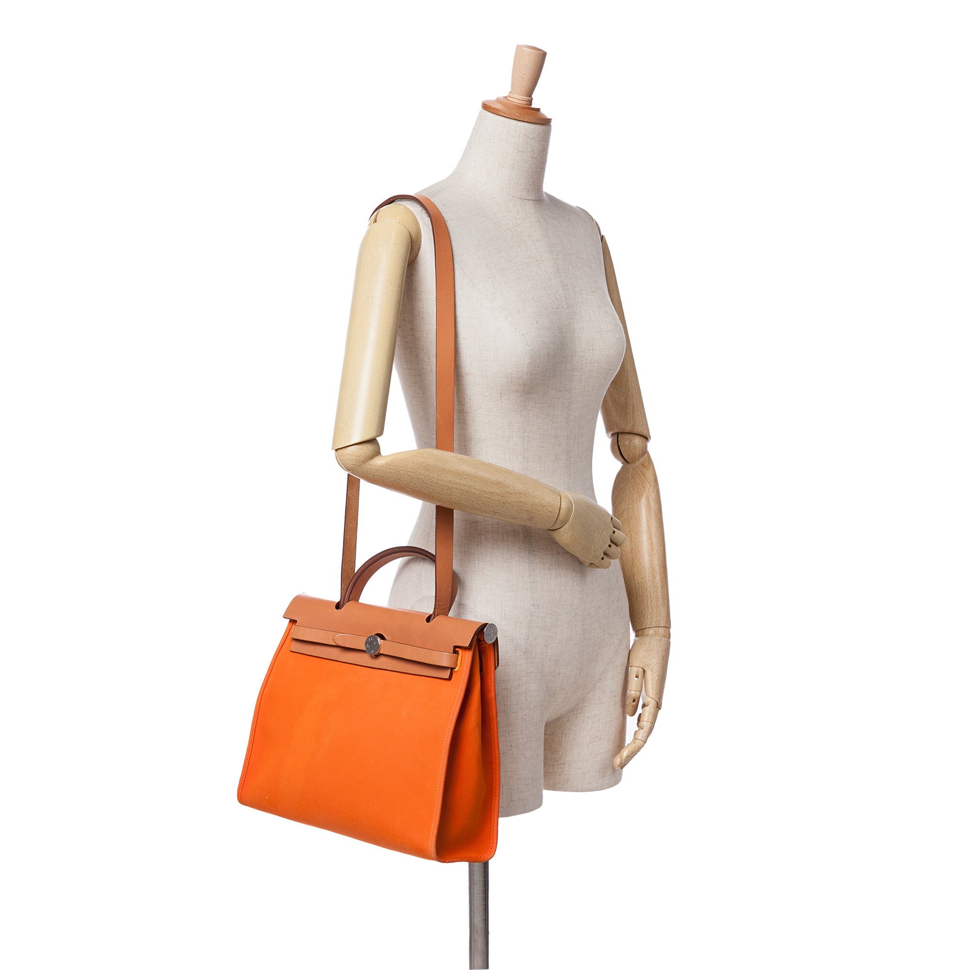 Hermès Toile Herbag Zip 31 - image 8