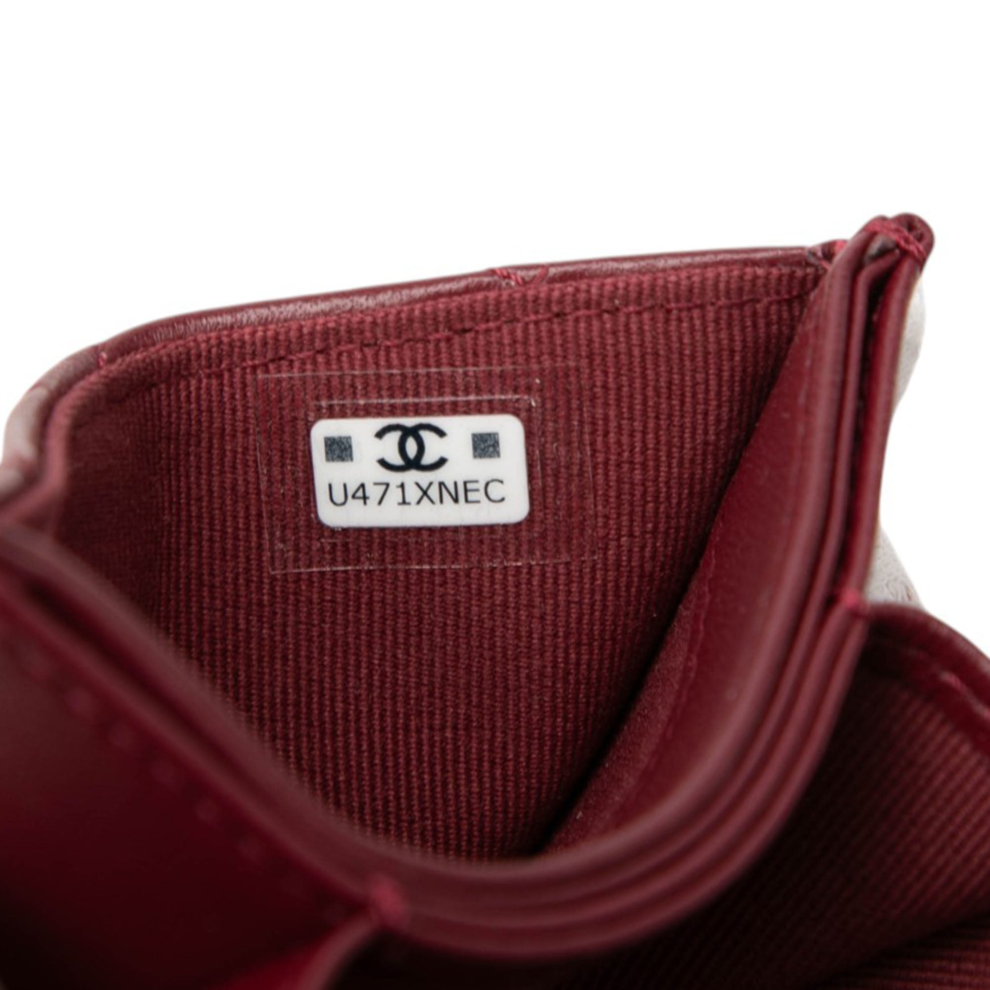 Chanel CC Quilted Lambskin Card Holder On Chain - image 6