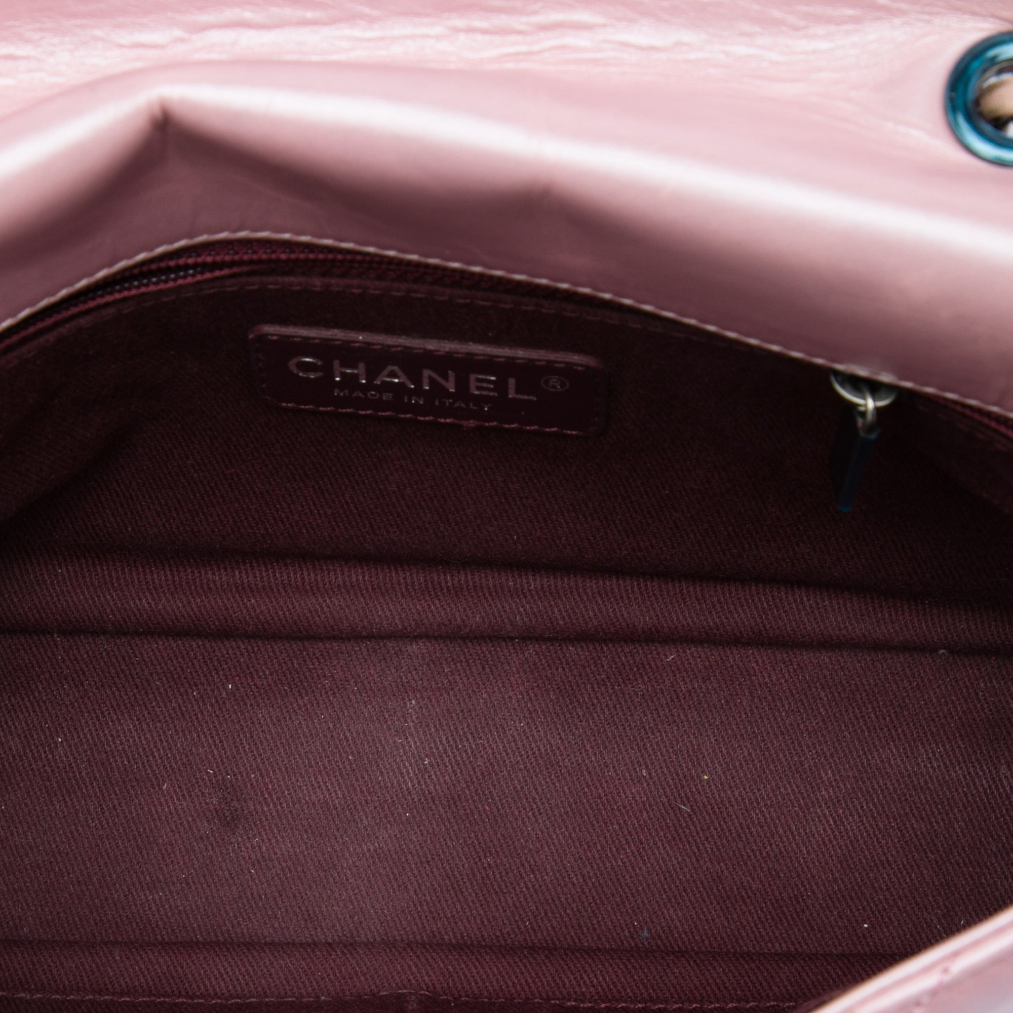 Chanel Medium Quilted Metallic Calfskin Coco Pleats Chain Flap - image 4