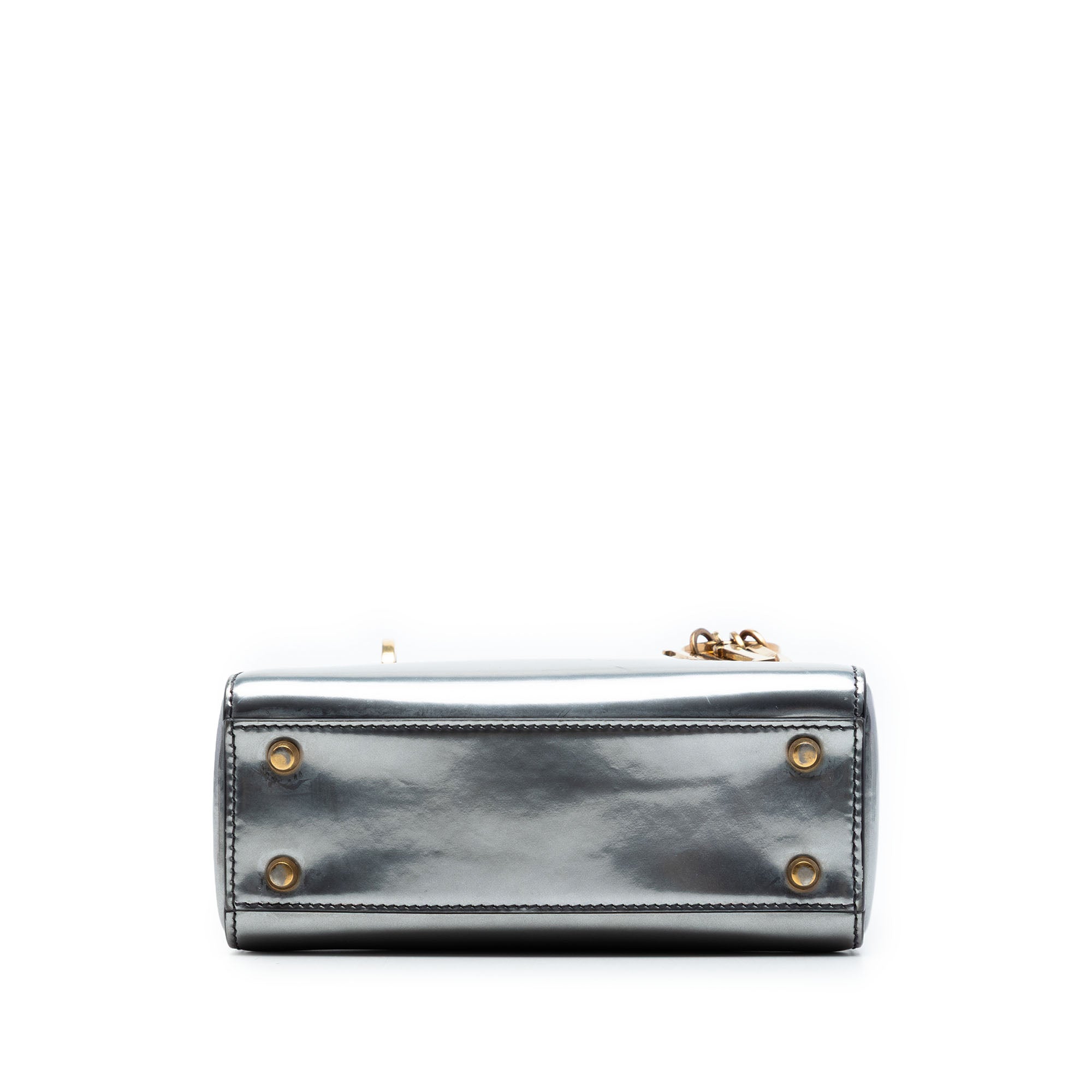 Dior Mini Metallic Patent Lady Dior - image 3
