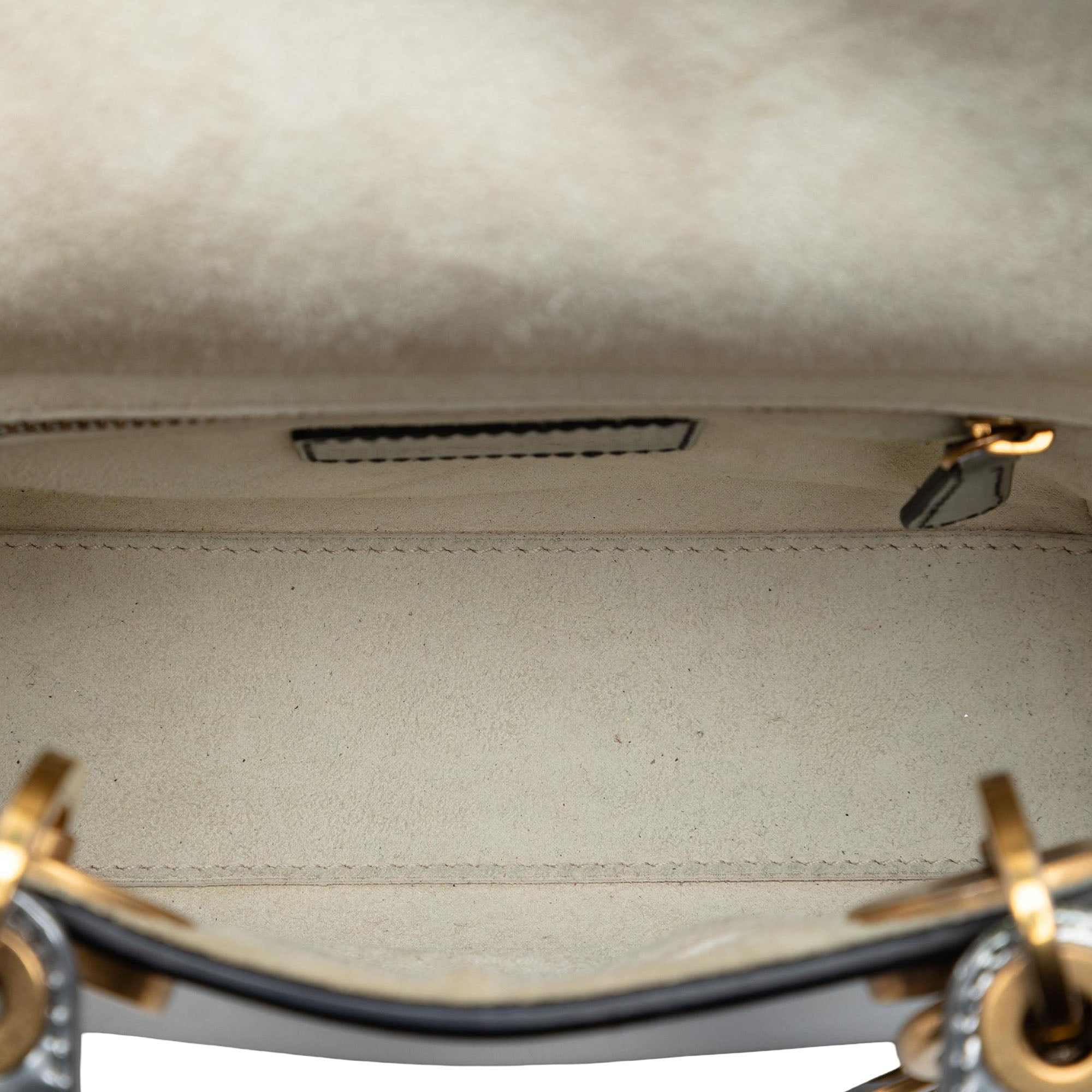 Dior Mini Metallic Patent Lady Dior - image 4