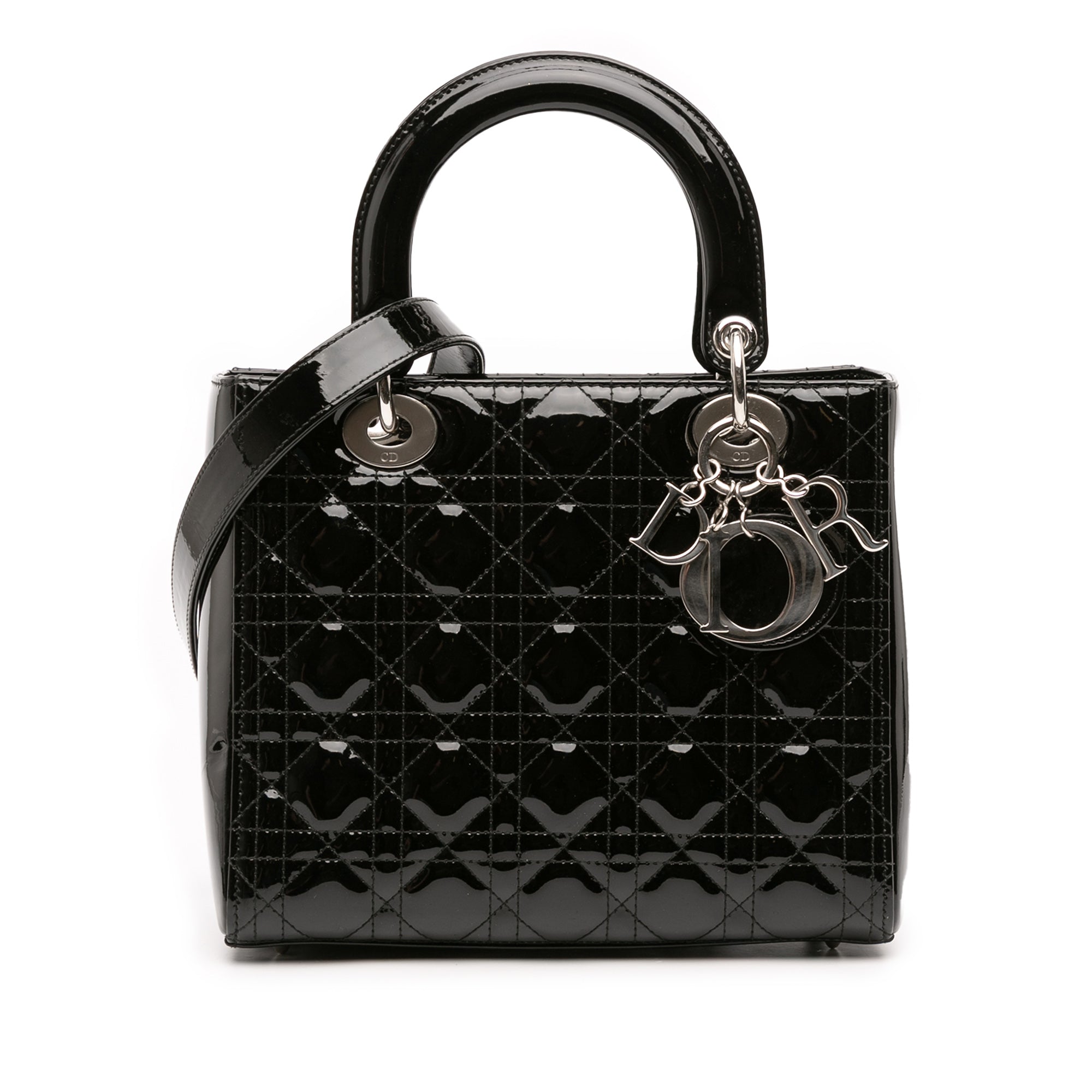 Dior Medium Patent Cannage Lady Dior - image 1