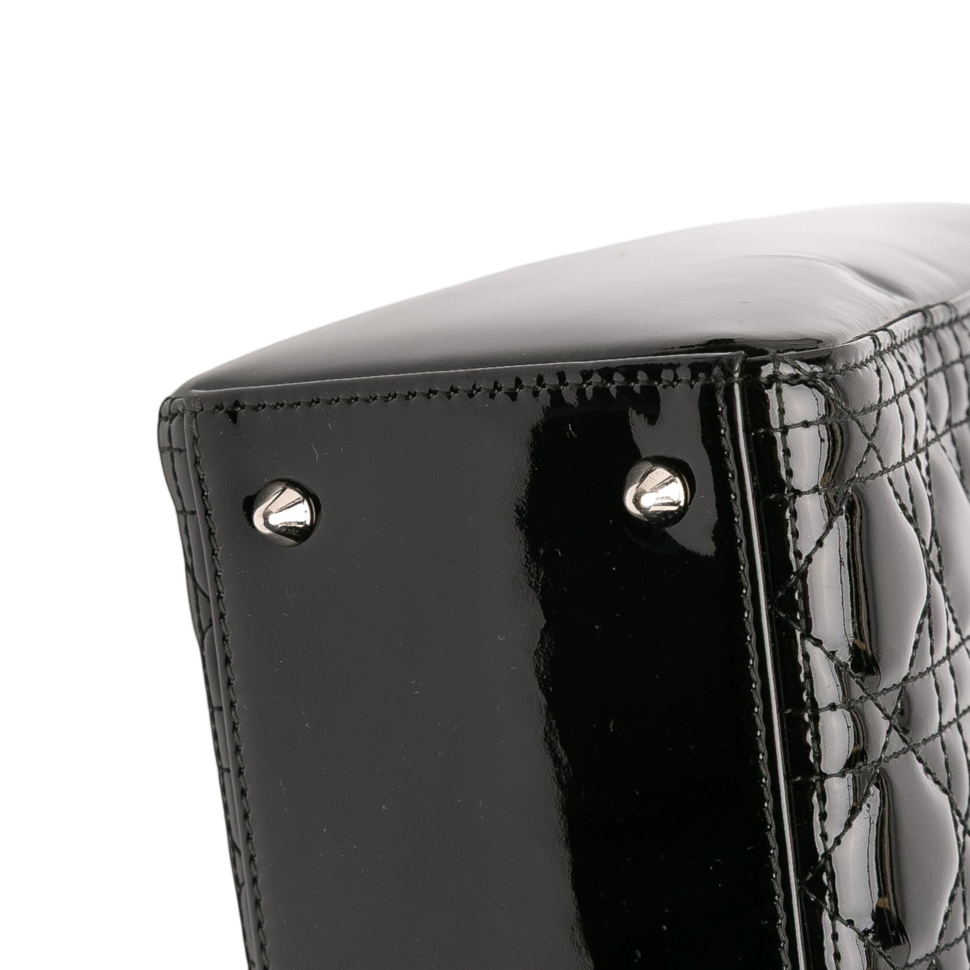 Dior Medium Patent Cannage Lady Dior - image 6