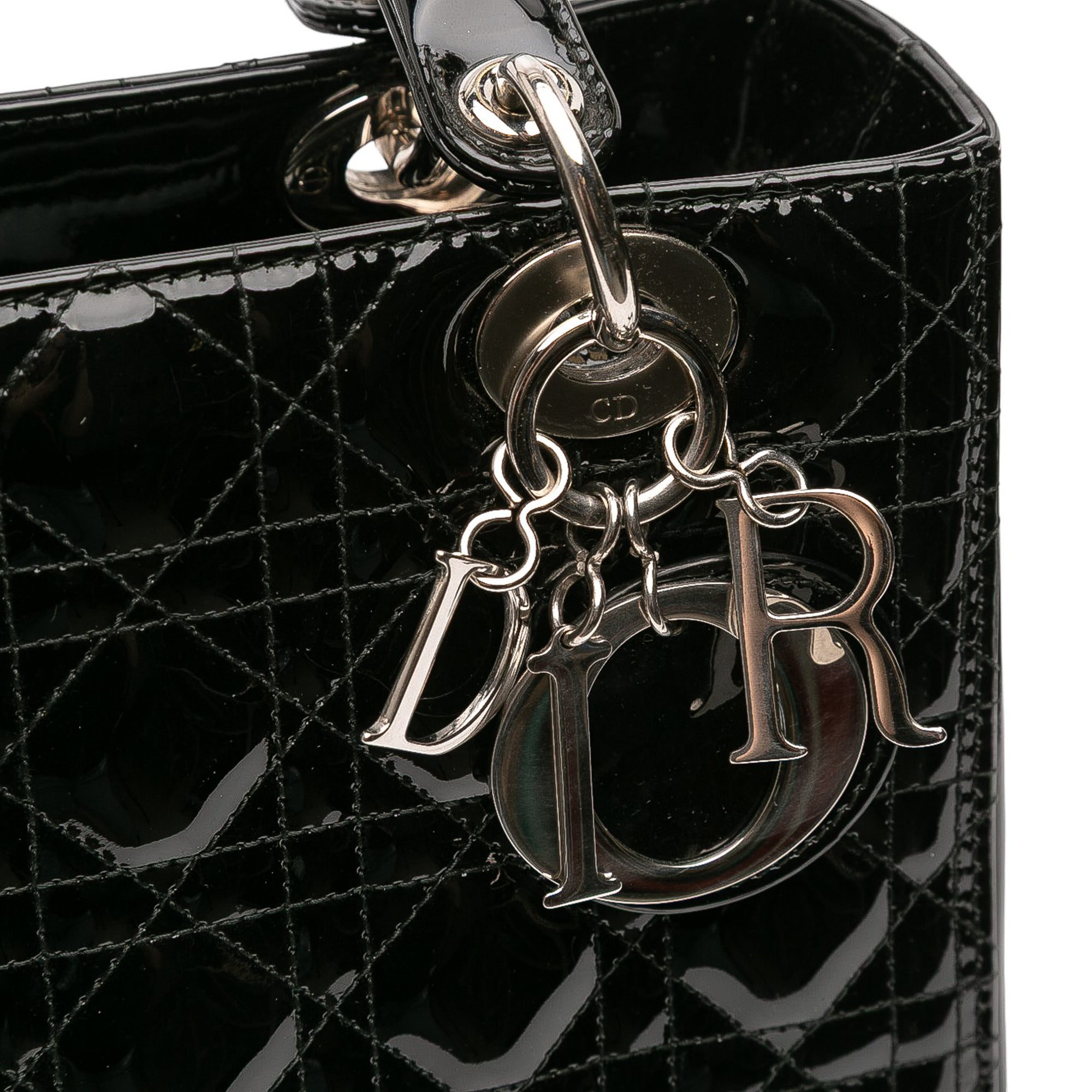 Dior Medium Patent Cannage Lady Dior - image 7