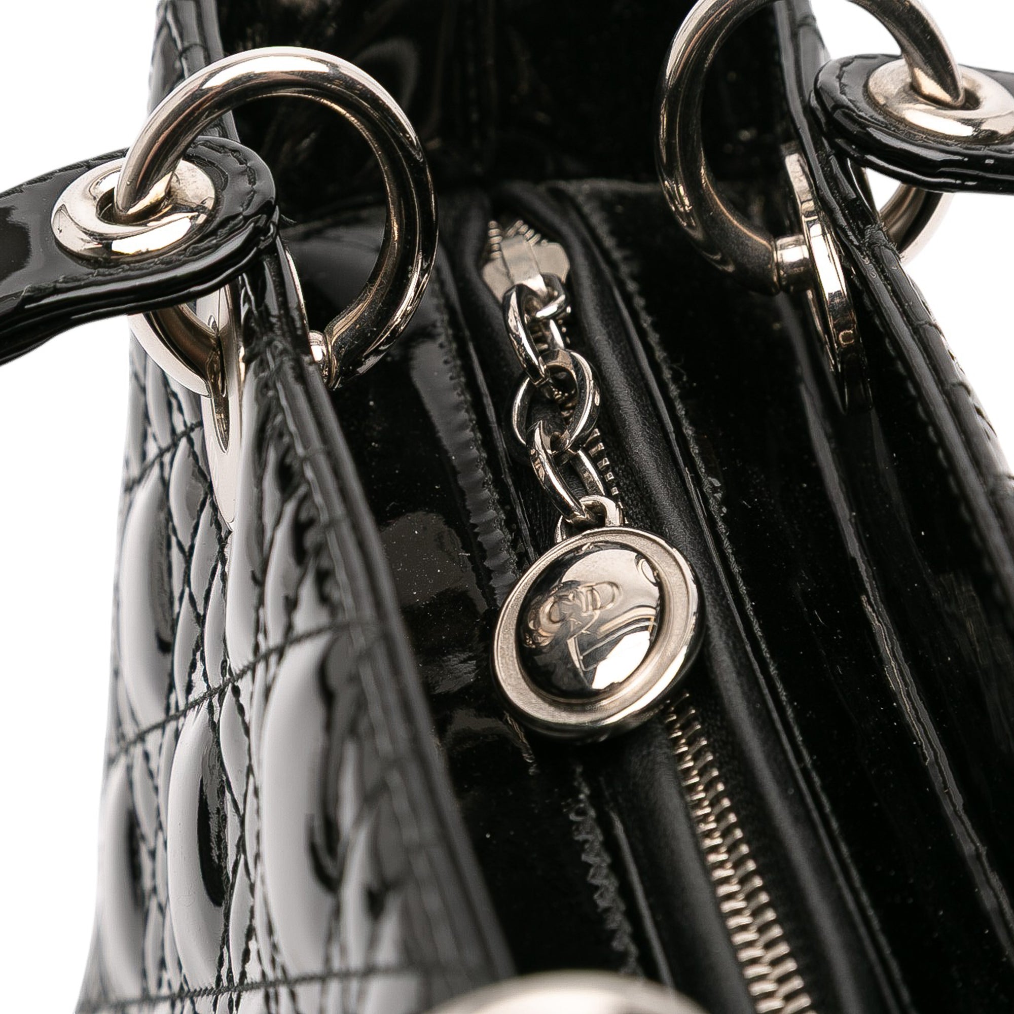 Dior Medium Patent Cannage Lady Dior - image 8