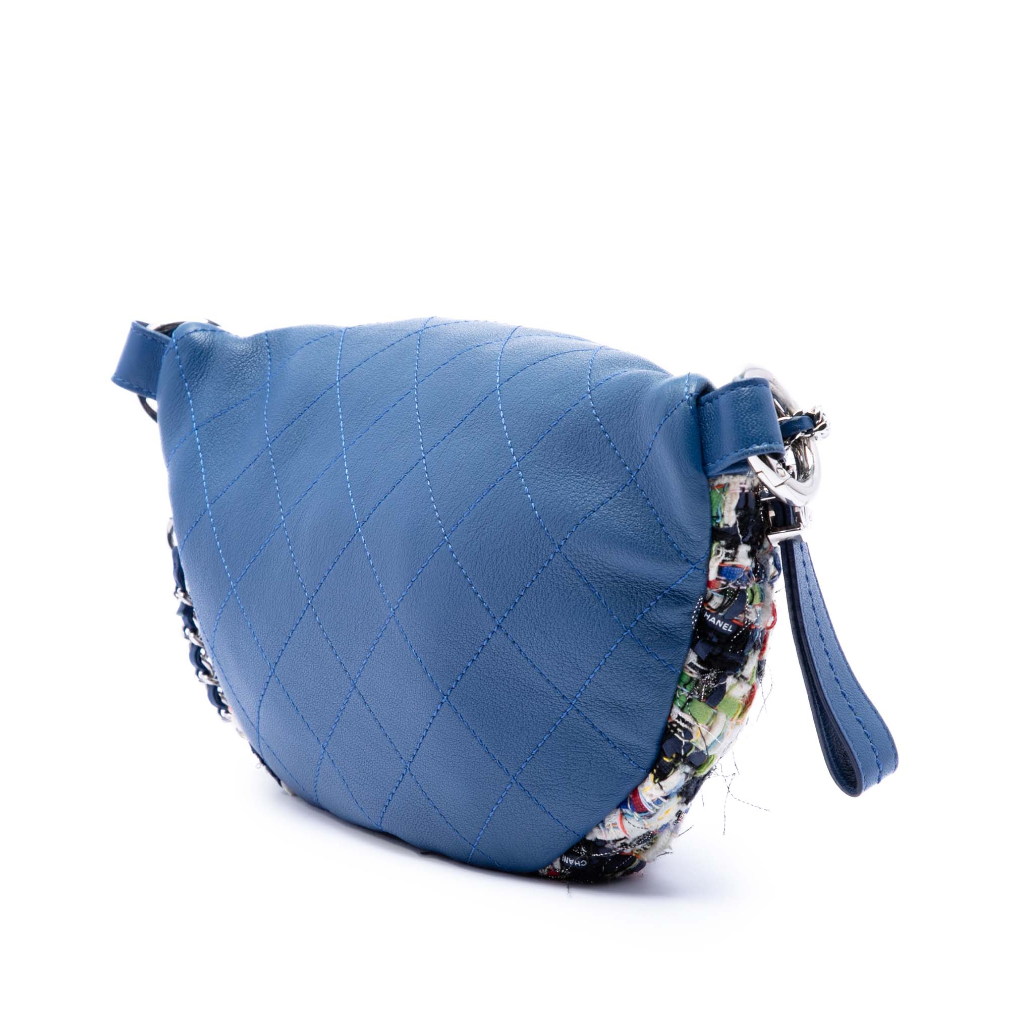 Chanel Tweed and Stitched Calfskin Convertible Waist Bag - image 2
