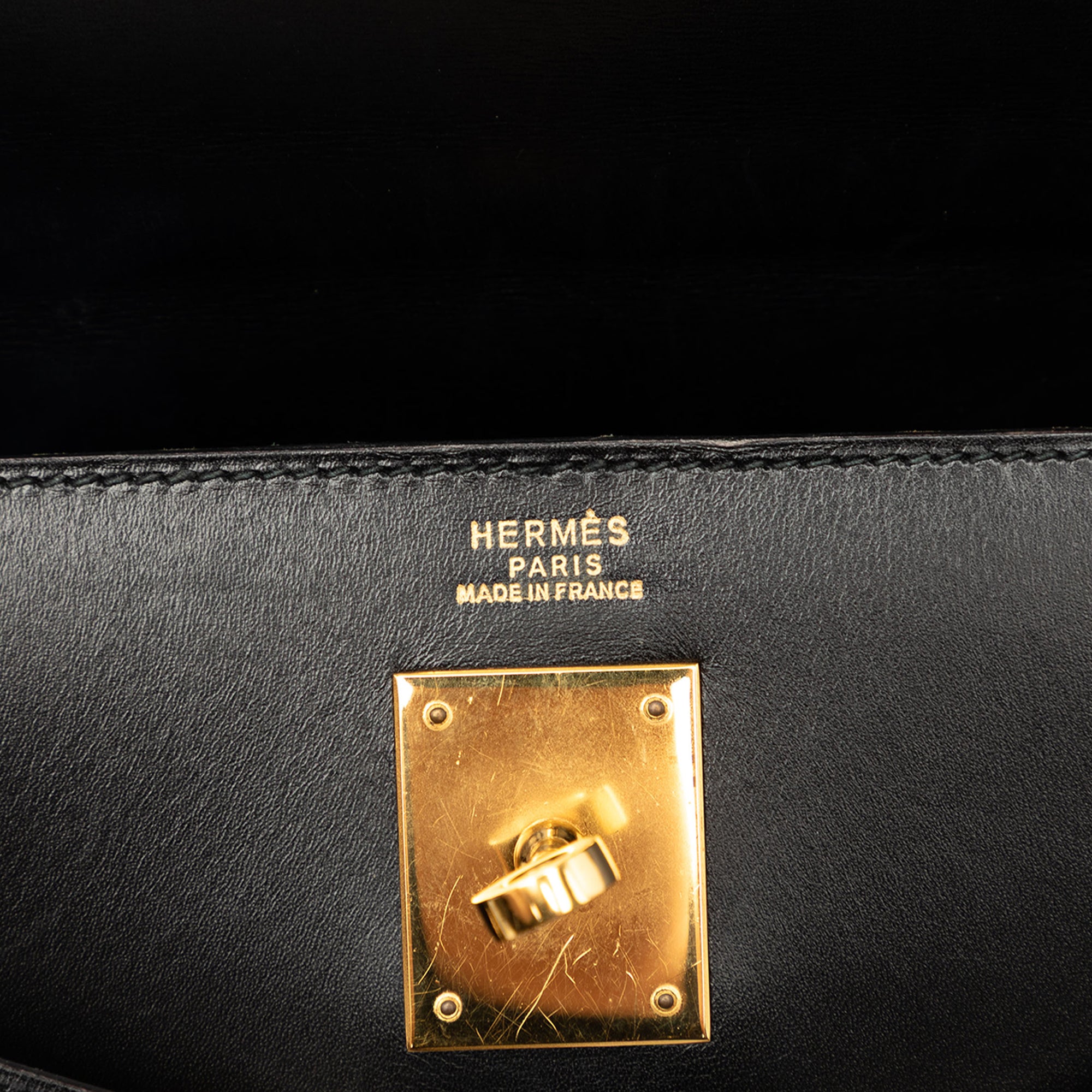 Hermès Box Calf Kelly Sellier 32 - image 5