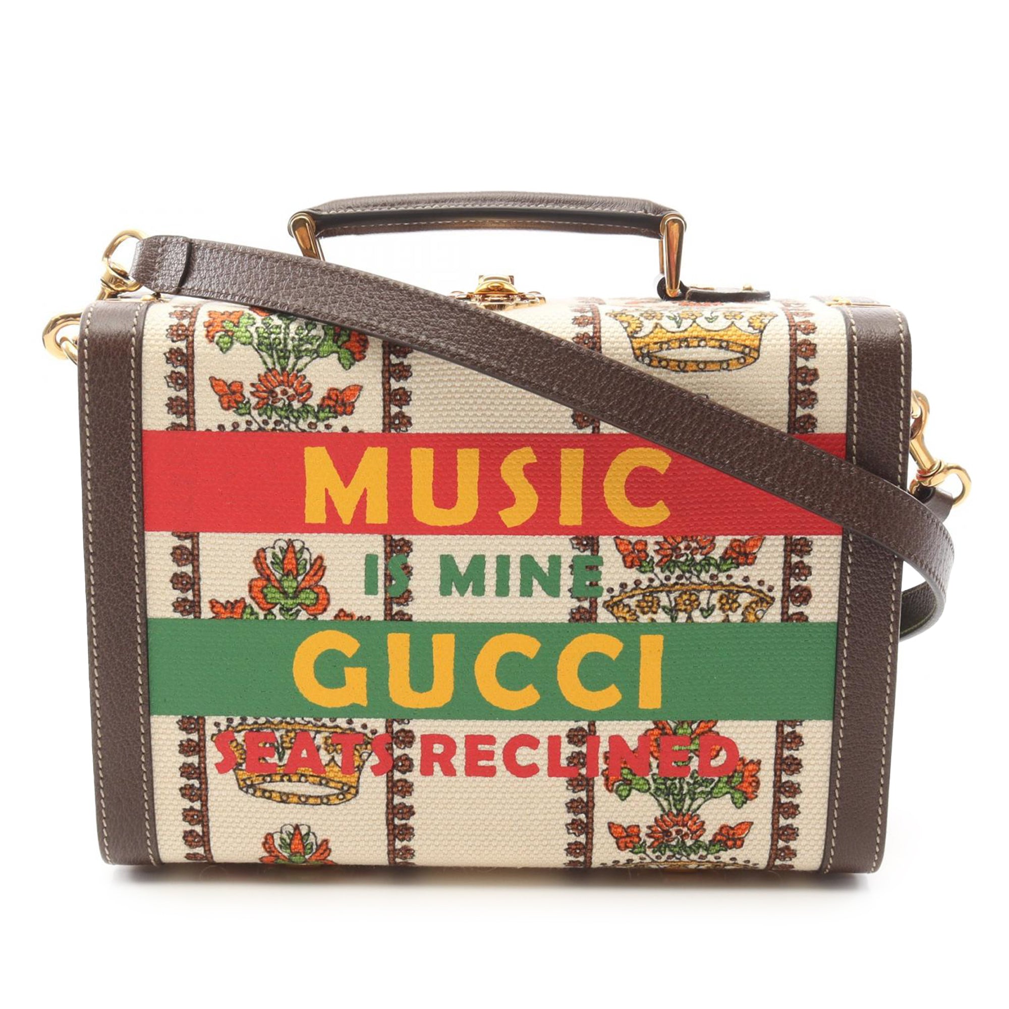 Gucci 100 Centennial Canvas Music Is Mine Beauty Case - image 1