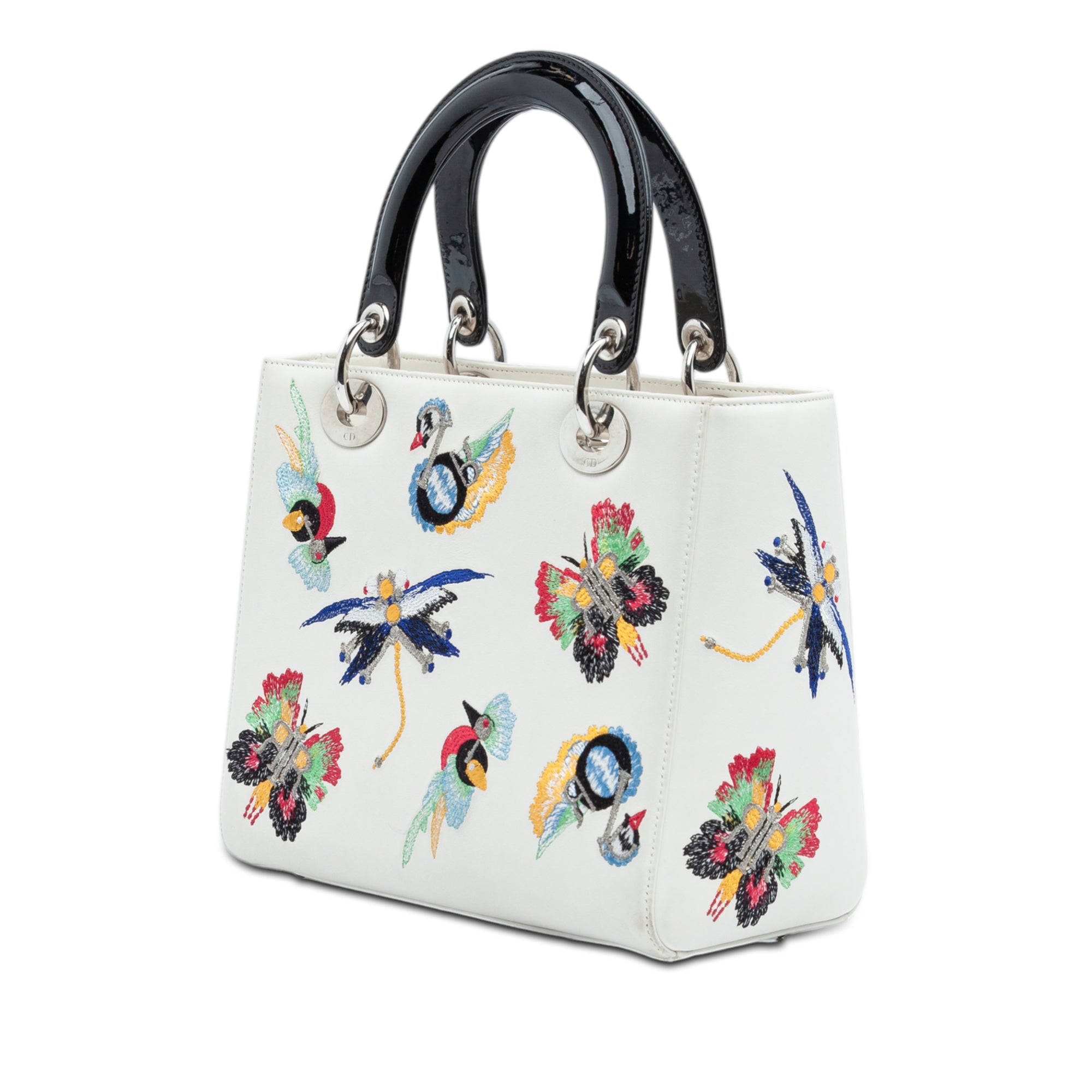 Dior Medium Smooth Calfskin Embroidered Beaded Animals Lady Dior - image 2