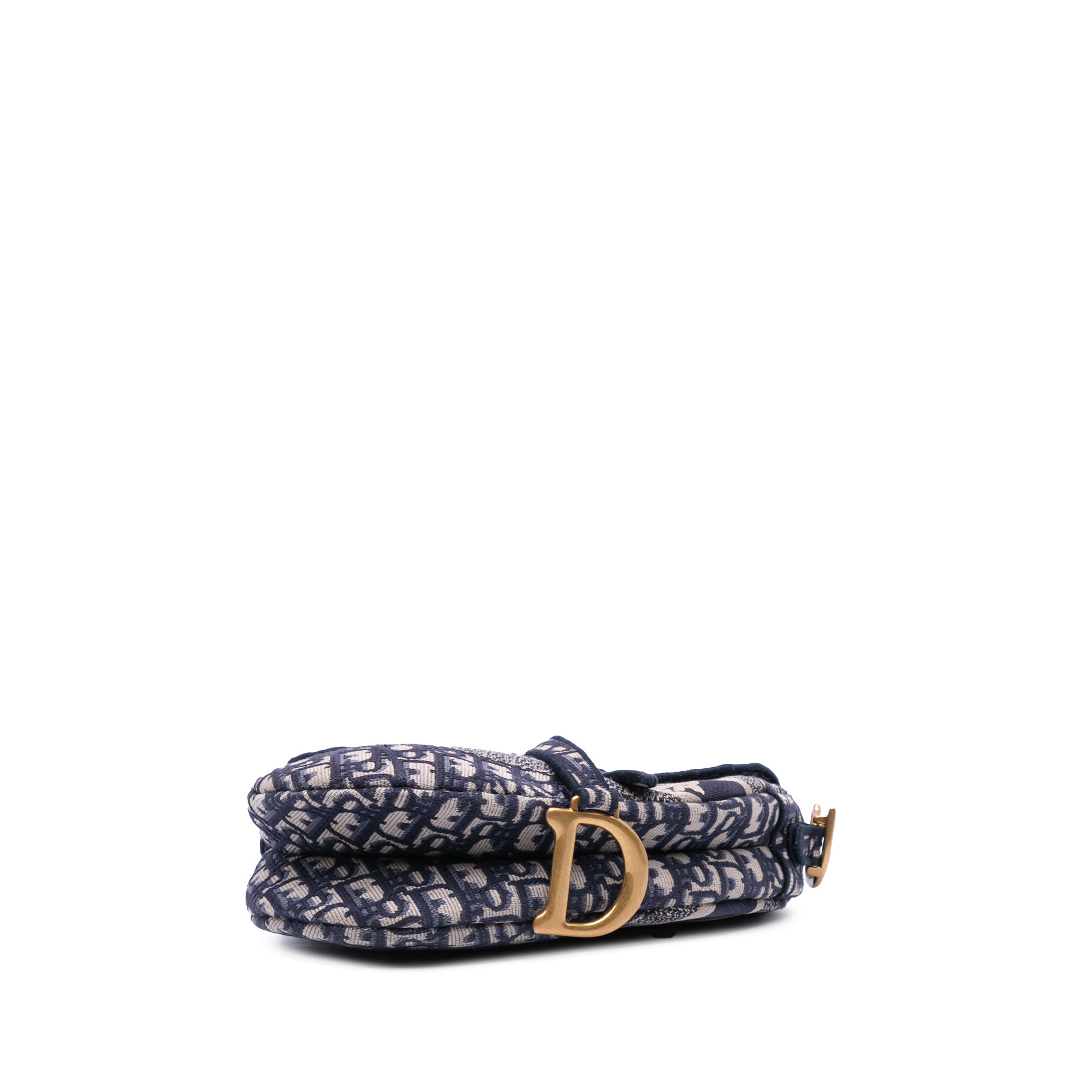 Dior Oblique Embroidered Canvas Saddle Bag - image 3