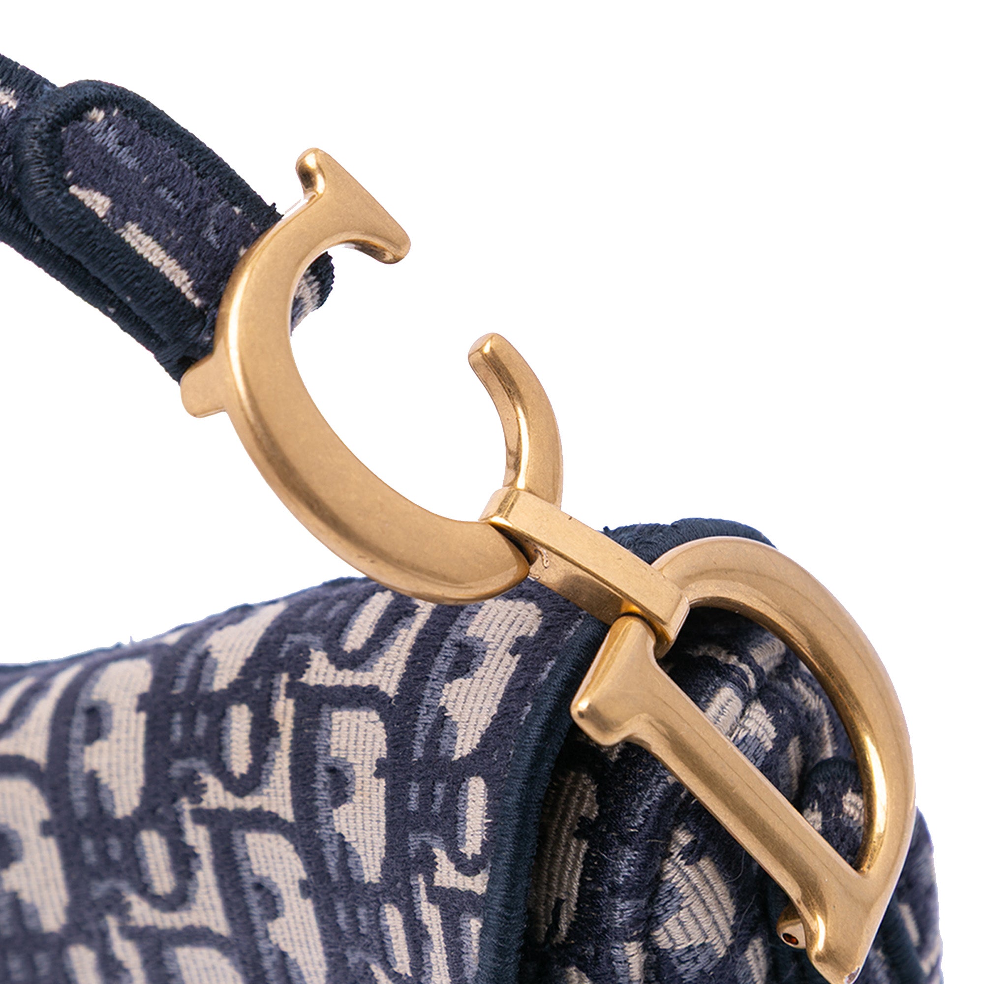 Dior Oblique Embroidered Canvas Saddle Bag - image 7