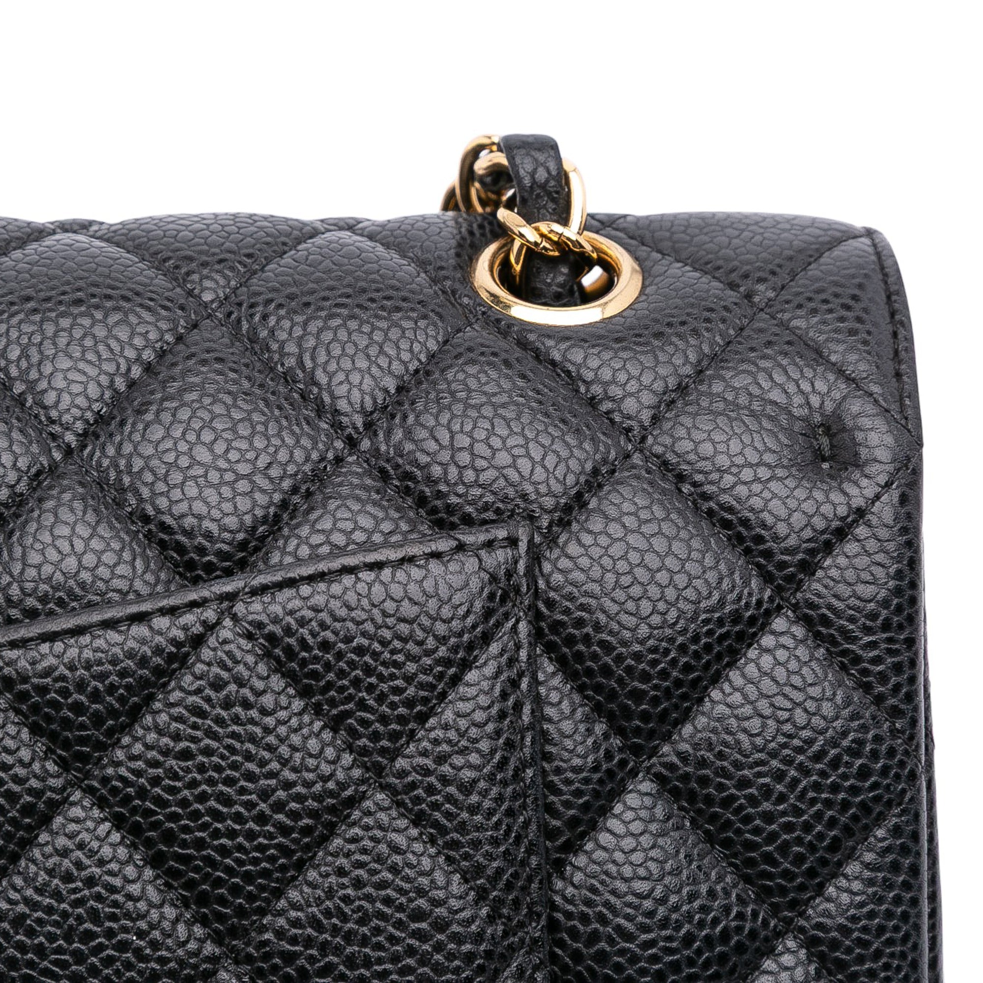 Chanel Medium Classic Caviar Double Flap - image 9