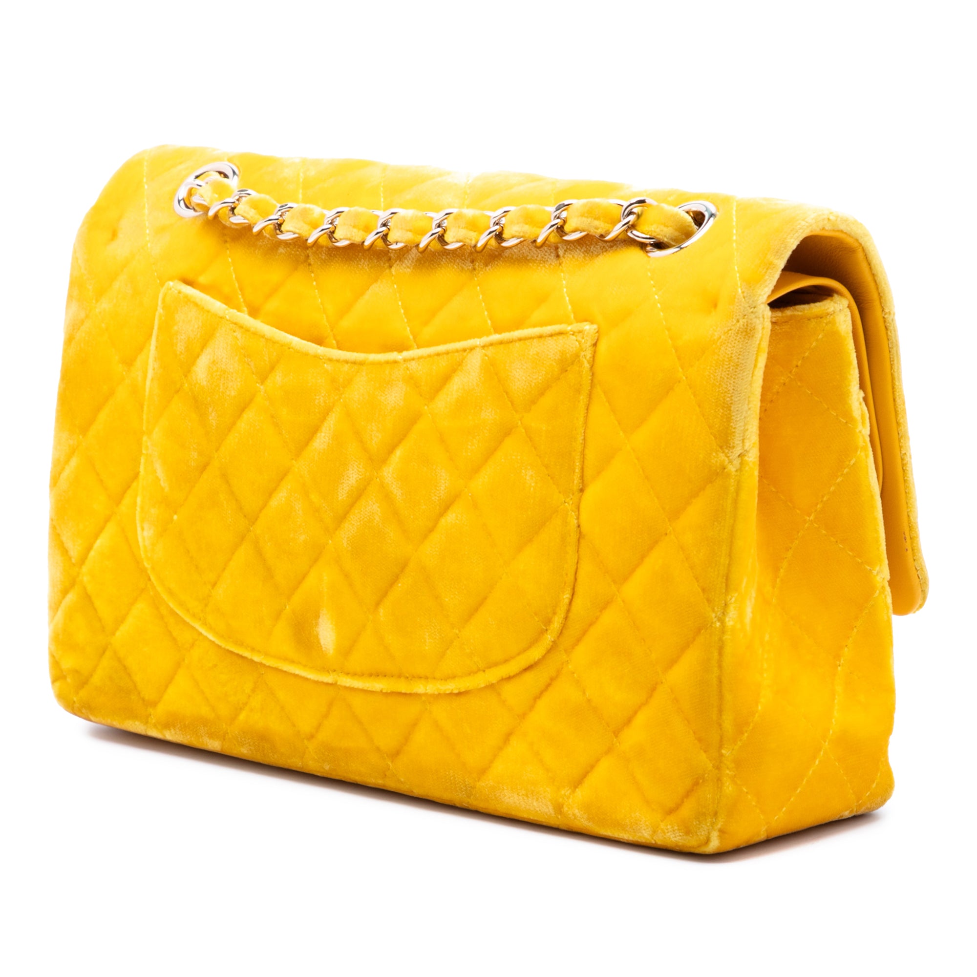 Chanel Medium Classic Velvet Double Flap - image 2