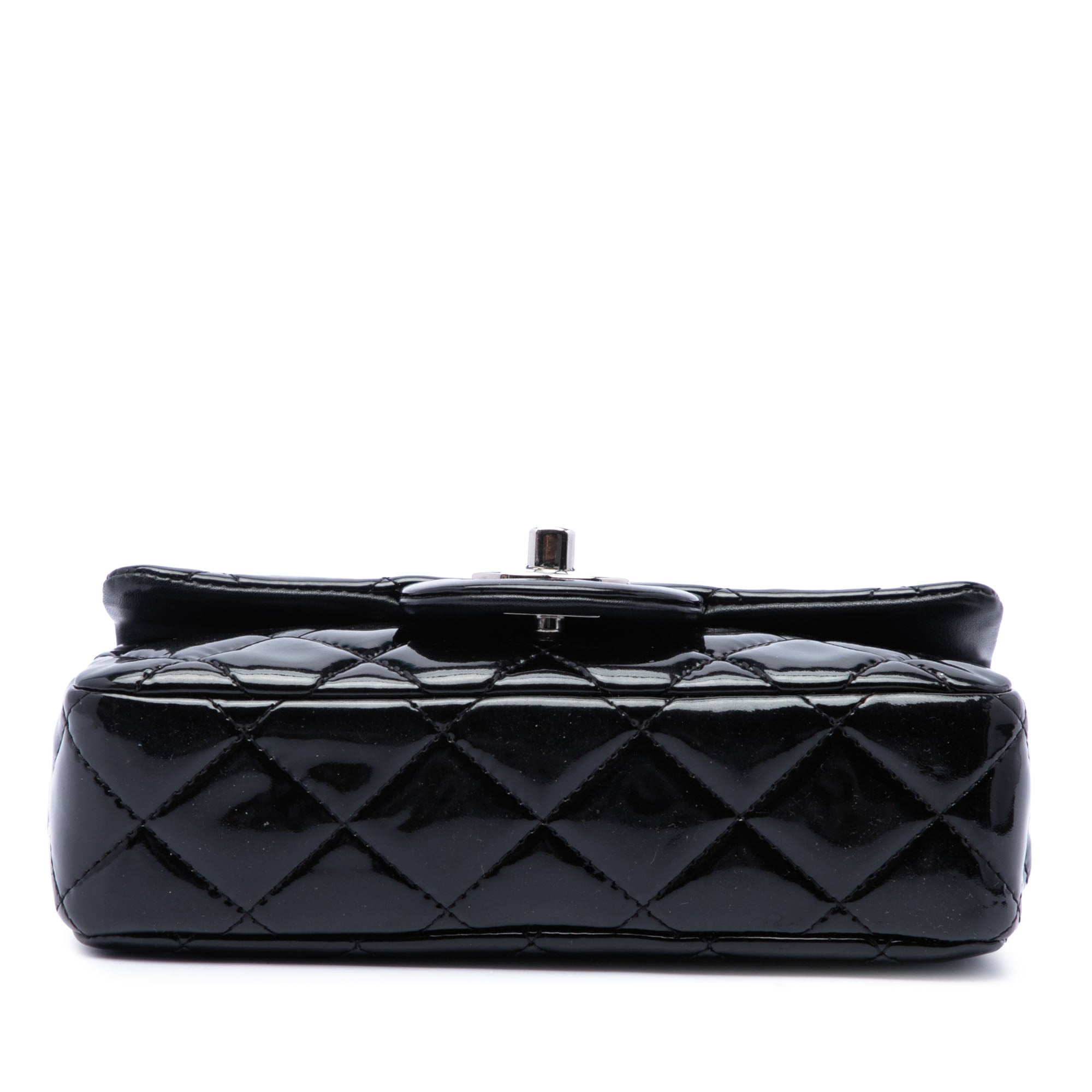 Chanel Extra Mini Rectangular Classic Patent Single Flap - image 3
