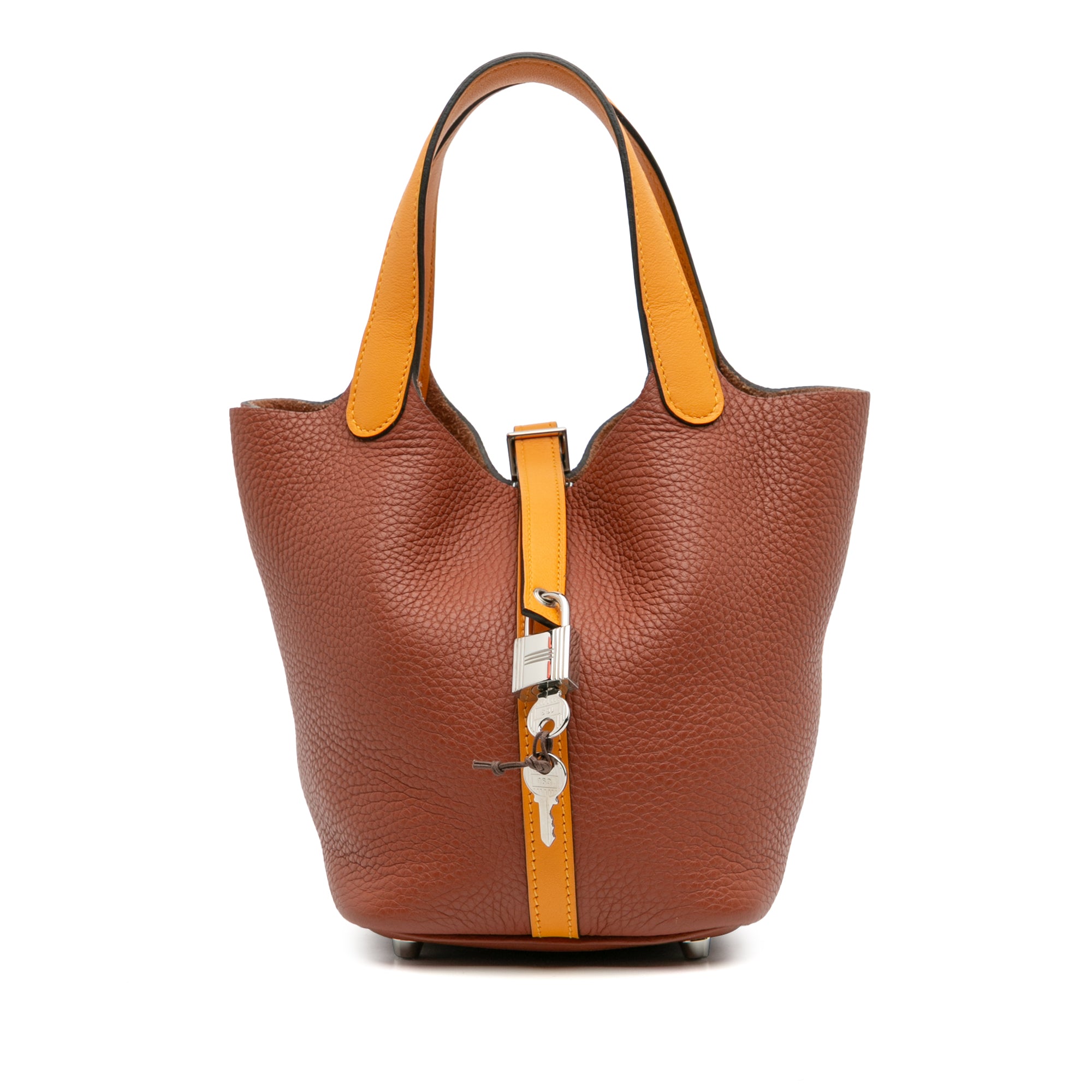Hermès Bicolor Clemence and Swift Picotin Lock 18 - image 1