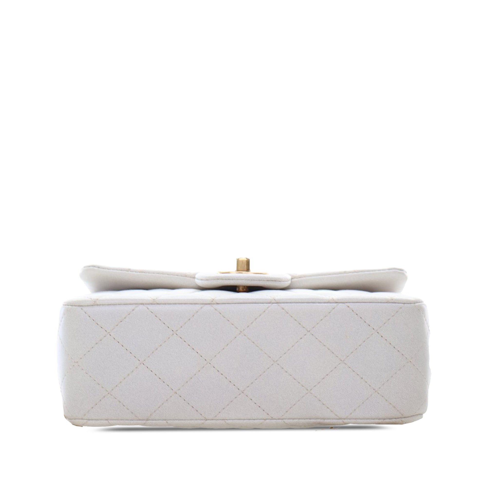 Chanel Mini Rectangular Quilted Iridescent Lambskin Top Handle Flap - image 4
