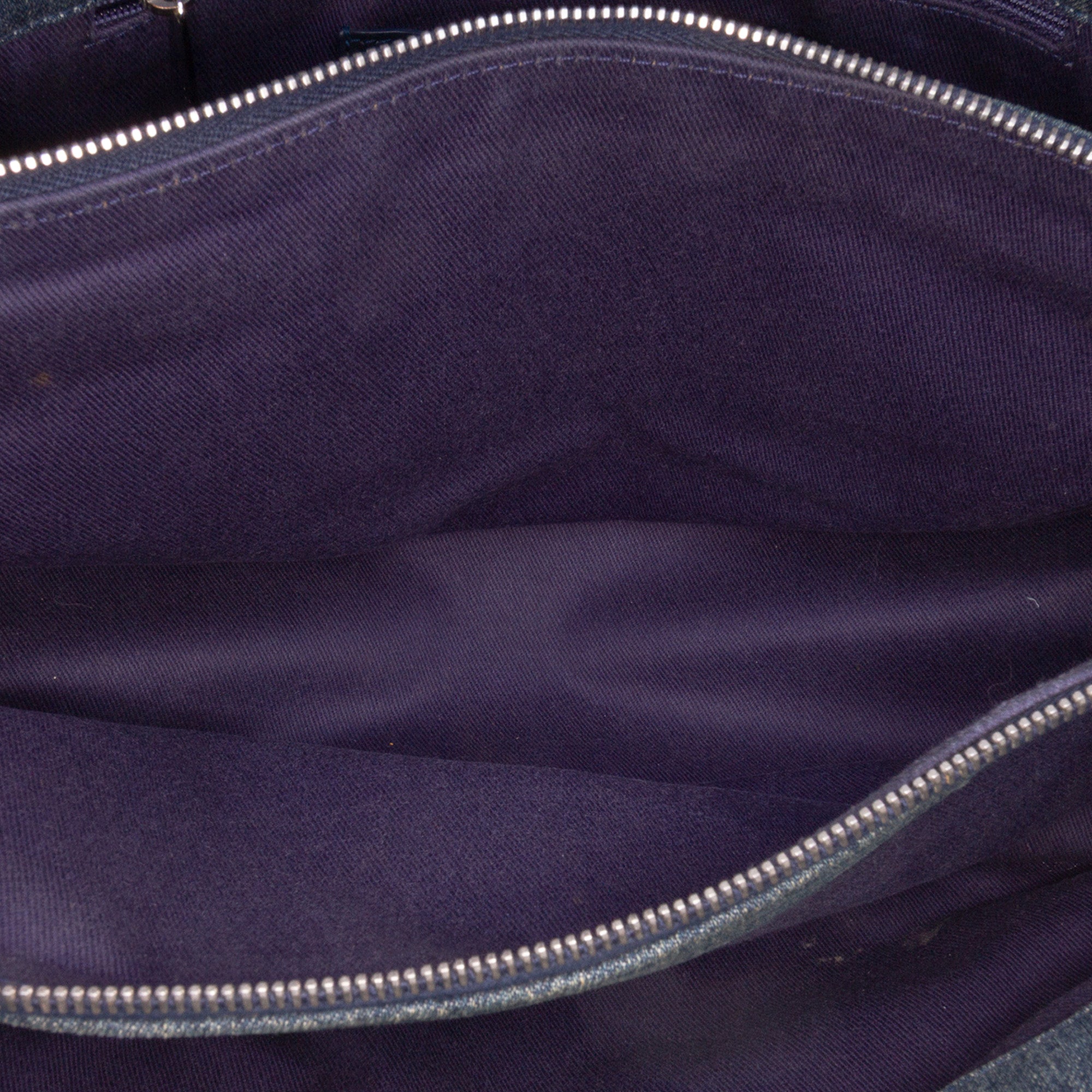 Chanel Denim Camellia Embroidered Shopping Tote - image 4