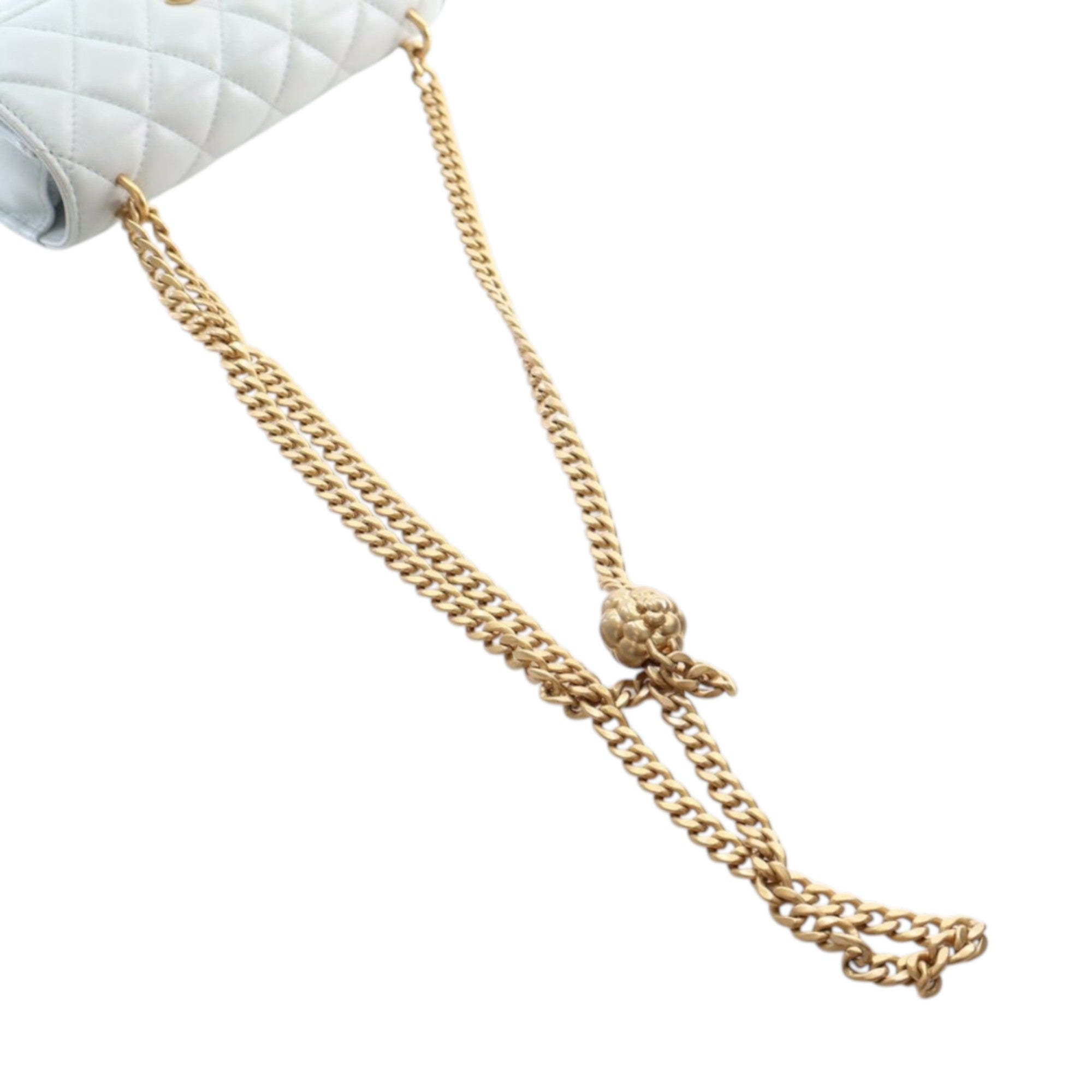 Chanel Mini CC Lambskin Camellia Crush Clutch With Chain - image 14
