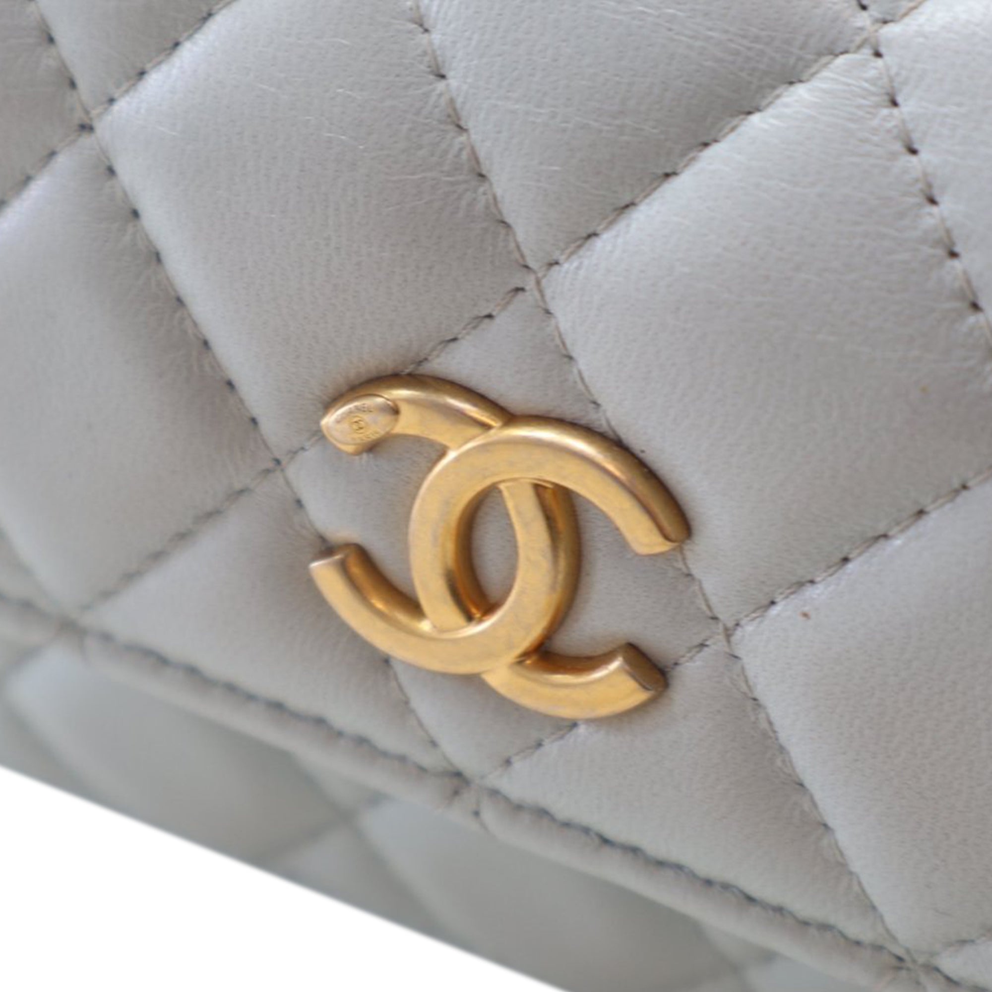Chanel Mini CC Lambskin Camellia Crush Clutch With Chain - image 8