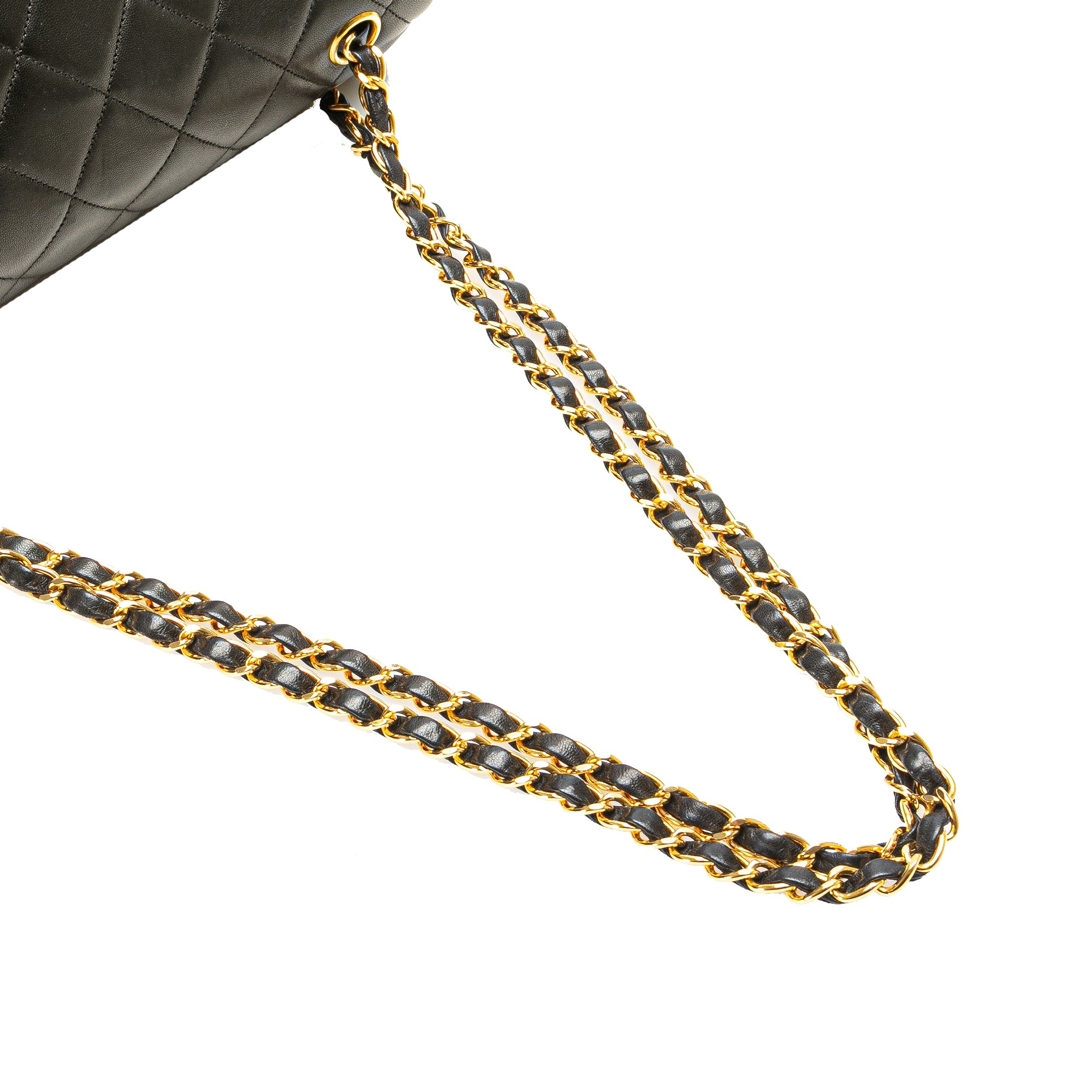 Chanel Jumbo Quilted Lambskin Double Sided Flap - image 13