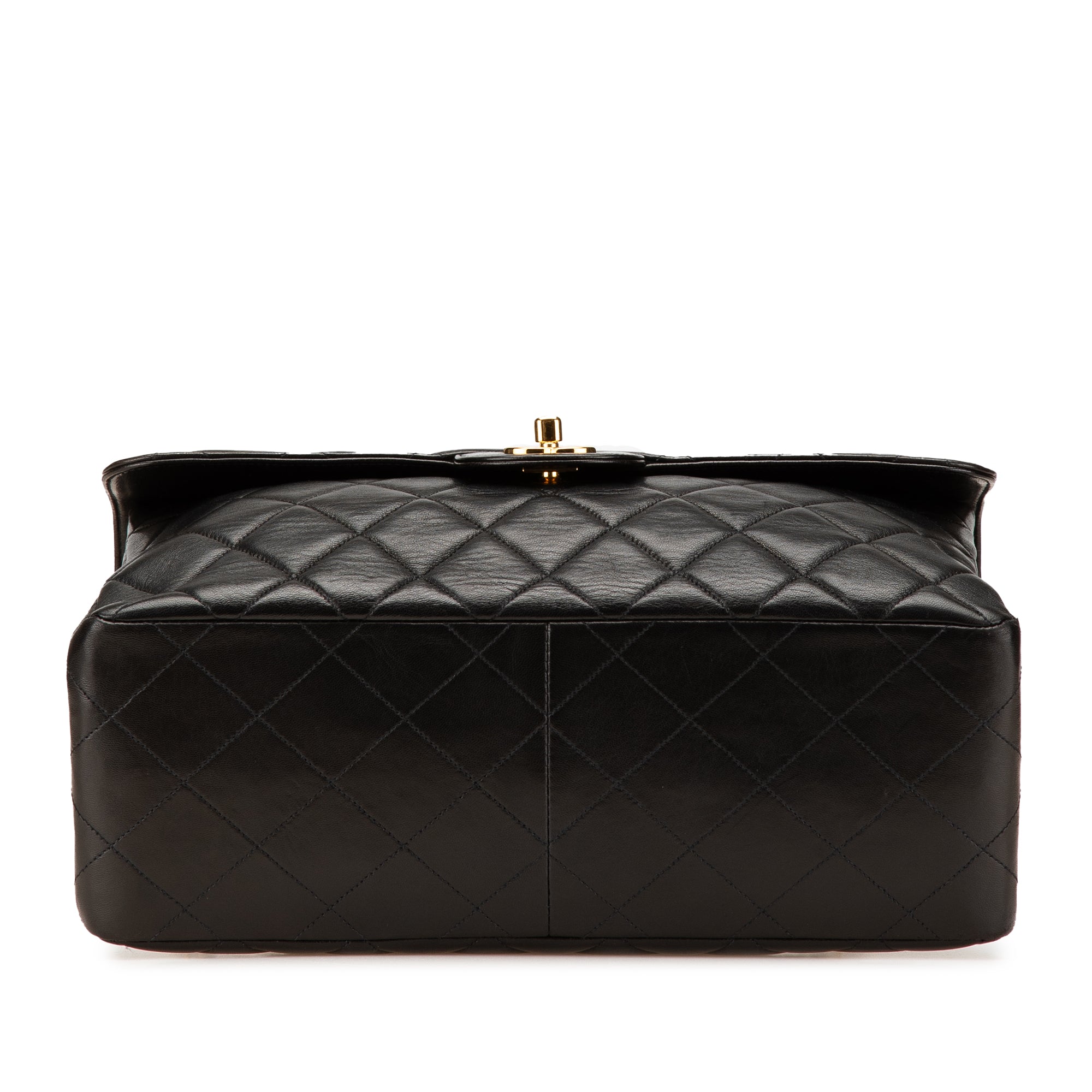 Chanel Jumbo Quilted Lambskin Double Sided Flap - image 3