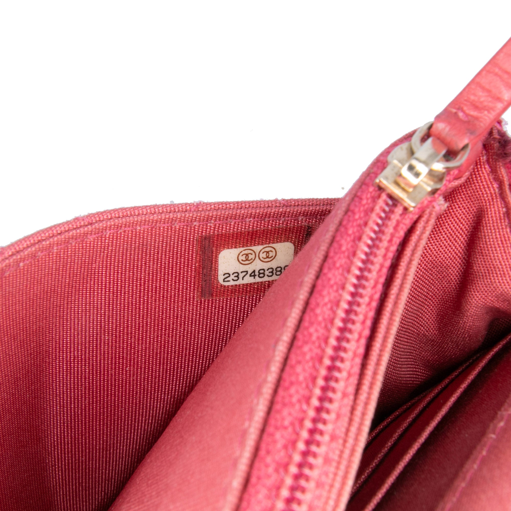 Chanel CC Tweed Wallet On Chain - image 6
