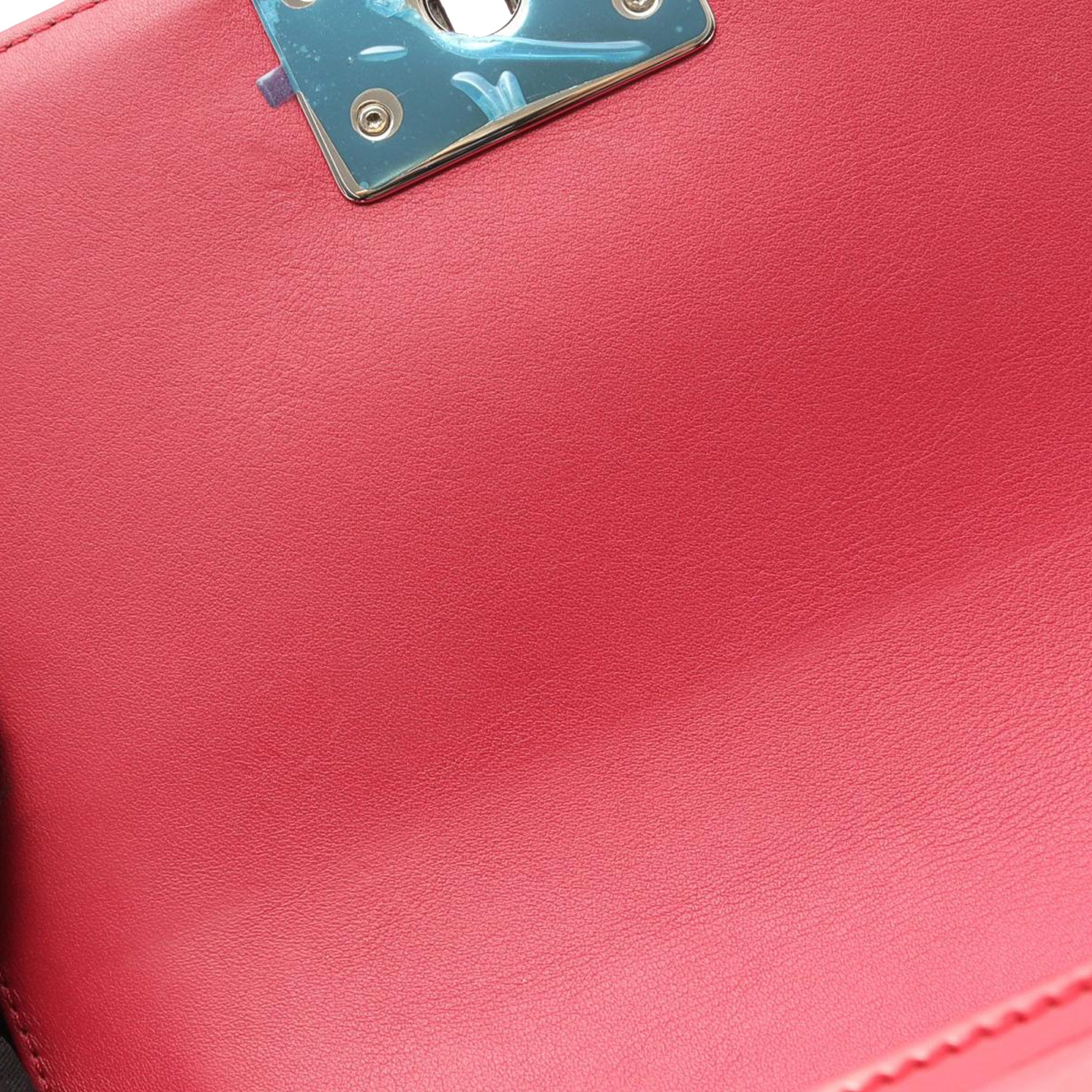 Chanel Small Quilted Patent and Acrylic Boy Flap - image 8
