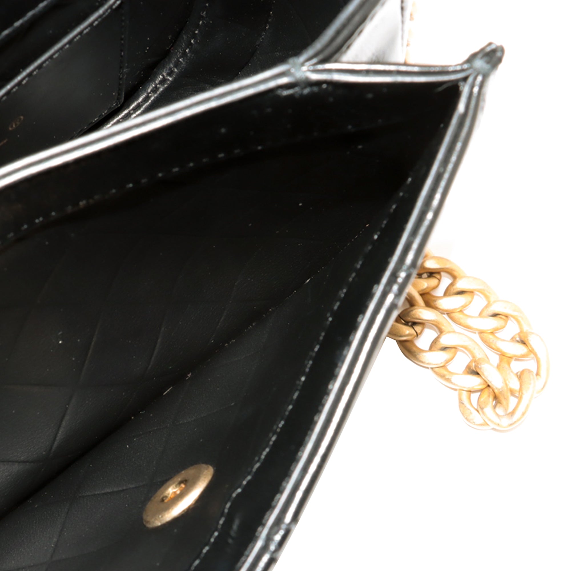 Chanel Mini CC Quilted Shiny Calfskin Round Moon Messenger Flap - image 4